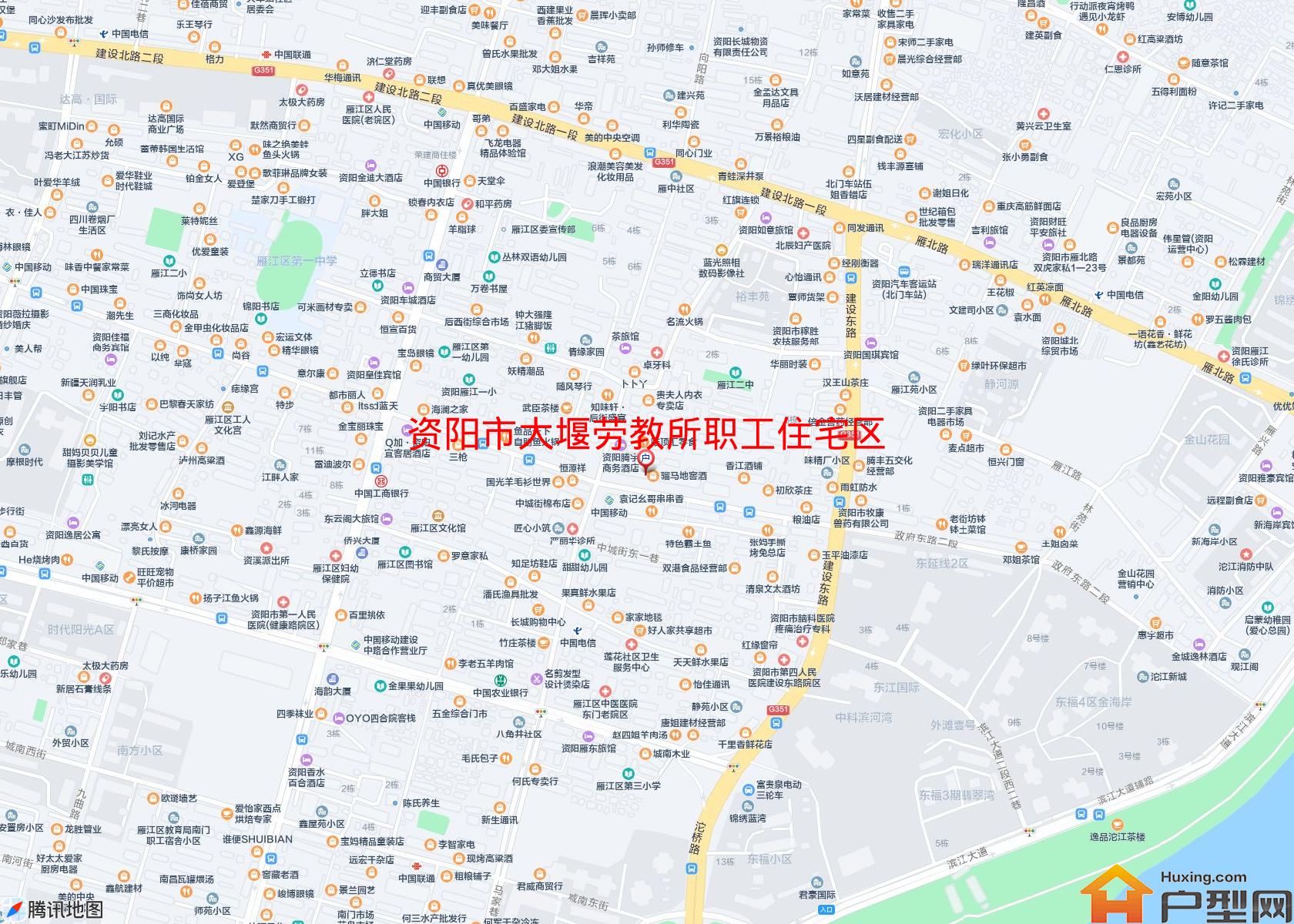 大堰劳教所职工住宅区三号院小区 - 户型网