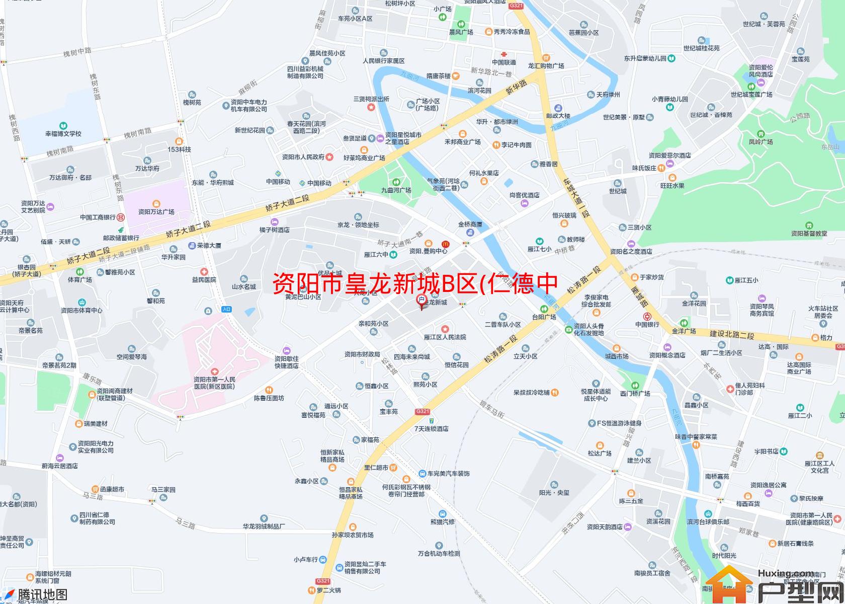 皇龙新城B区(仁德中路)小区 - 户型网