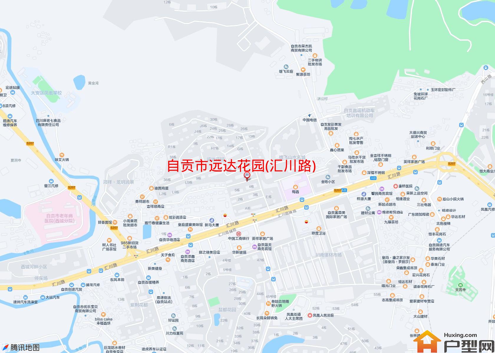 远达花园(汇川路)小区 - 户型网
