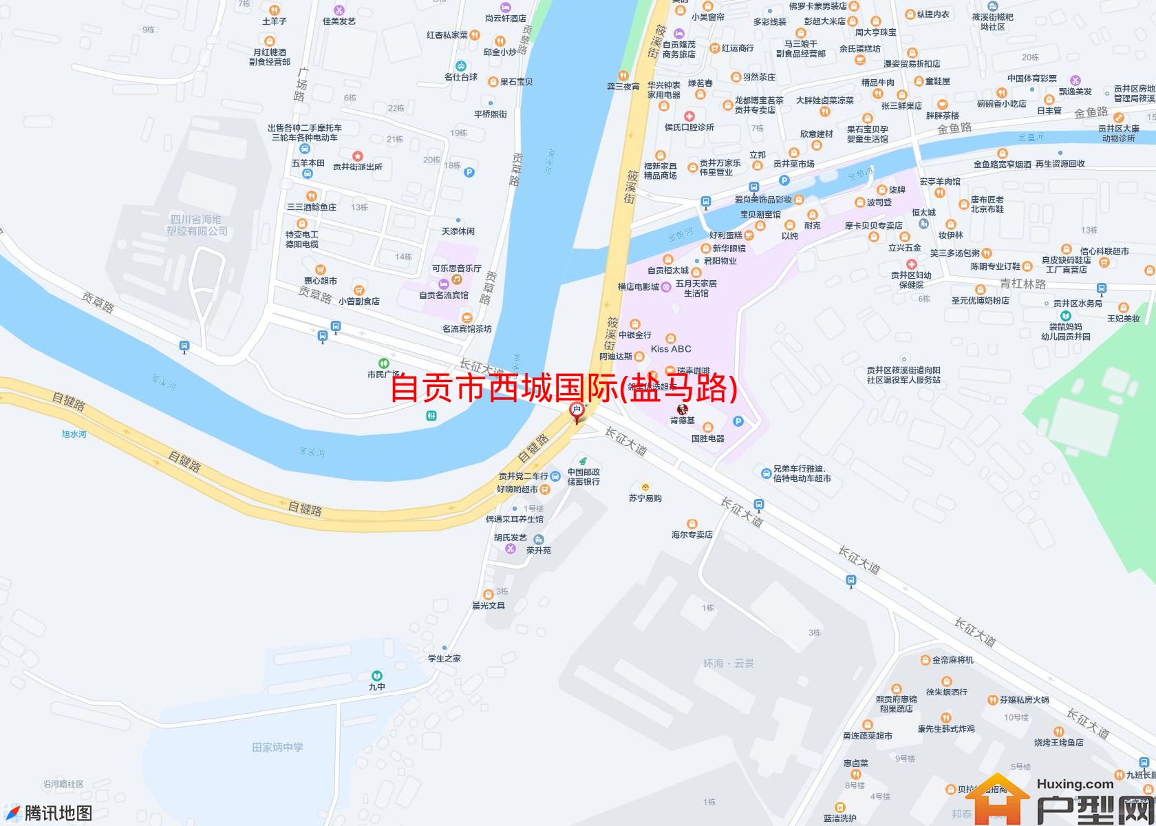 西城国际(盐马路)小区 - 户型网