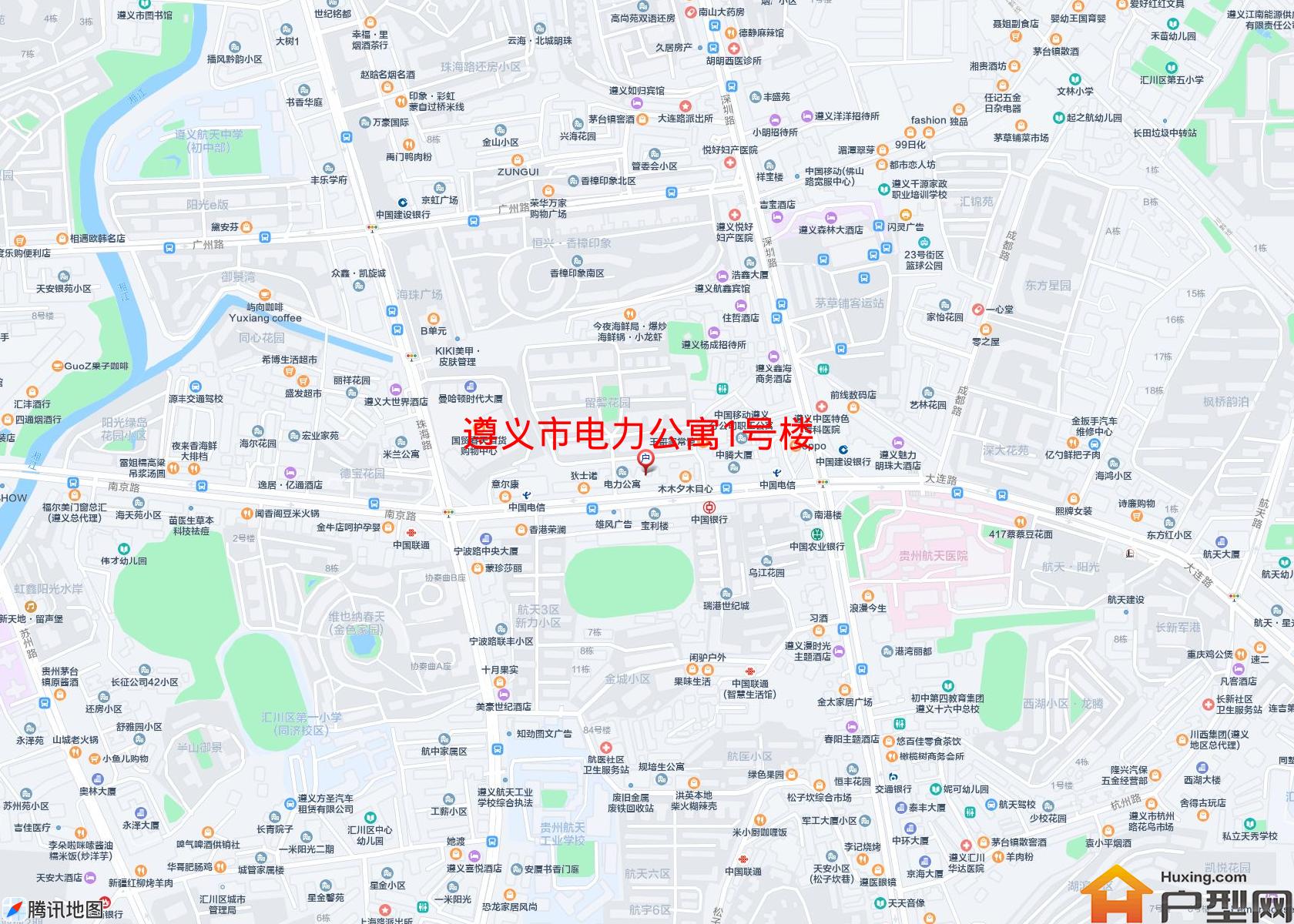 电力公寓1号楼小区 - 户型网