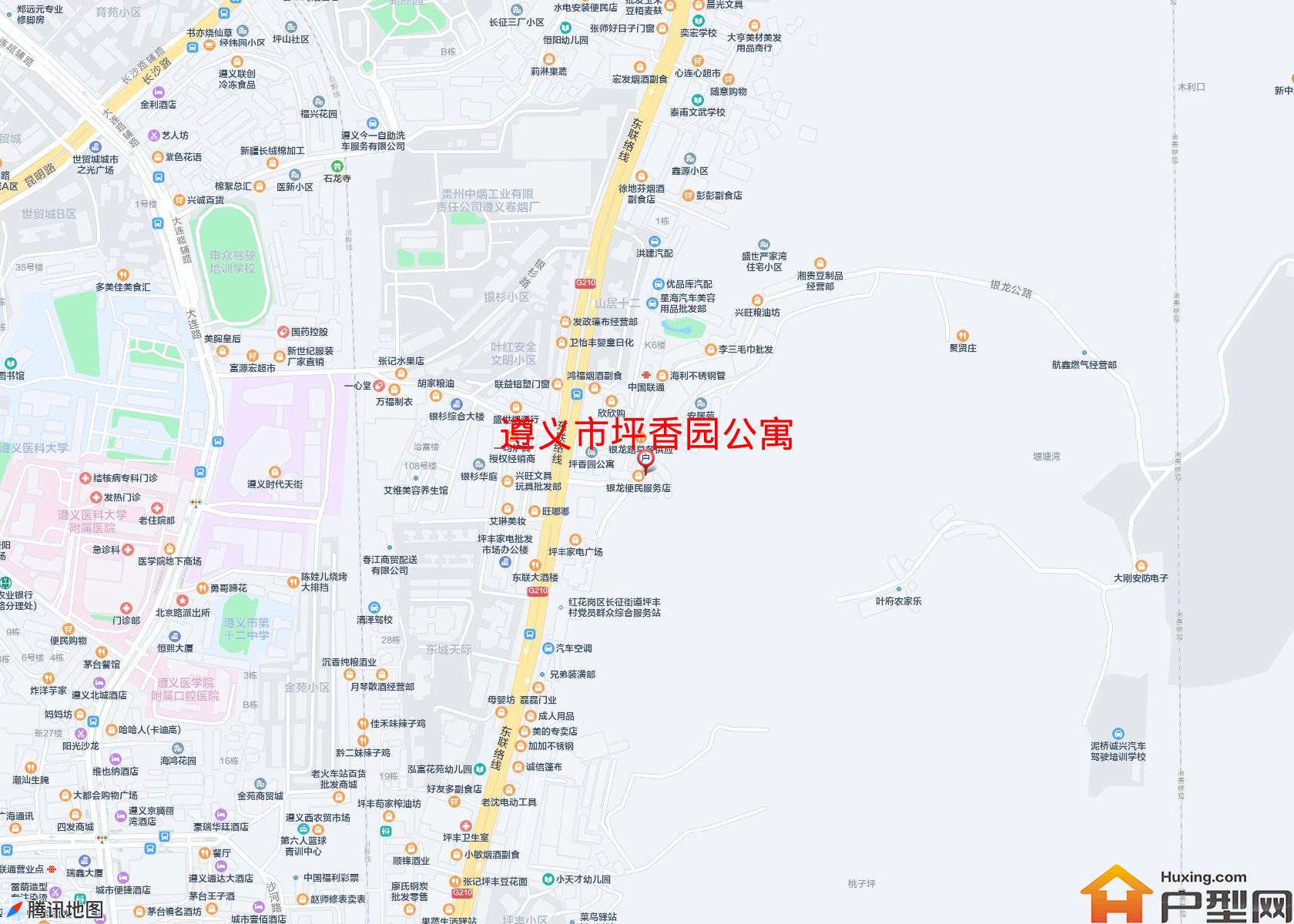 坪香园公寓小区 - 户型网