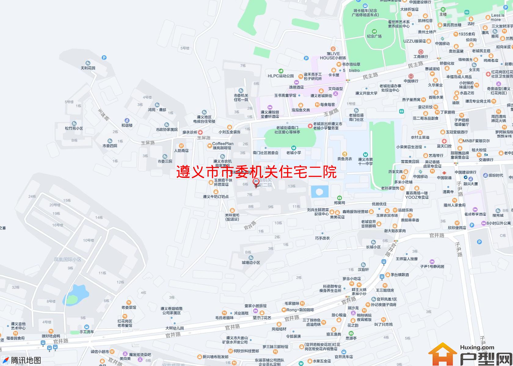 市委机关住宅二院小区 - 户型网
