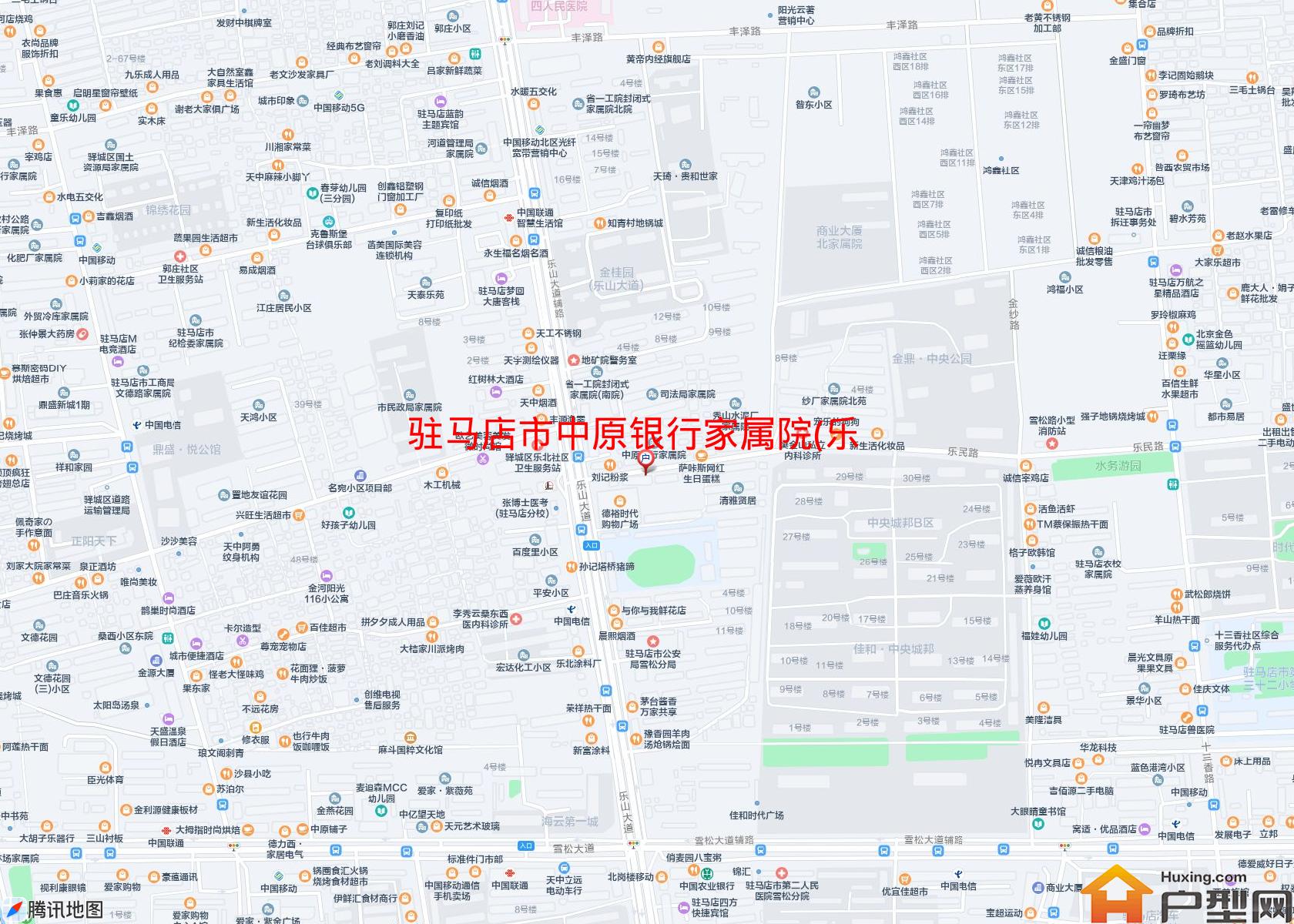 中原银行家属院(乐山大道)小区 - 户型网
