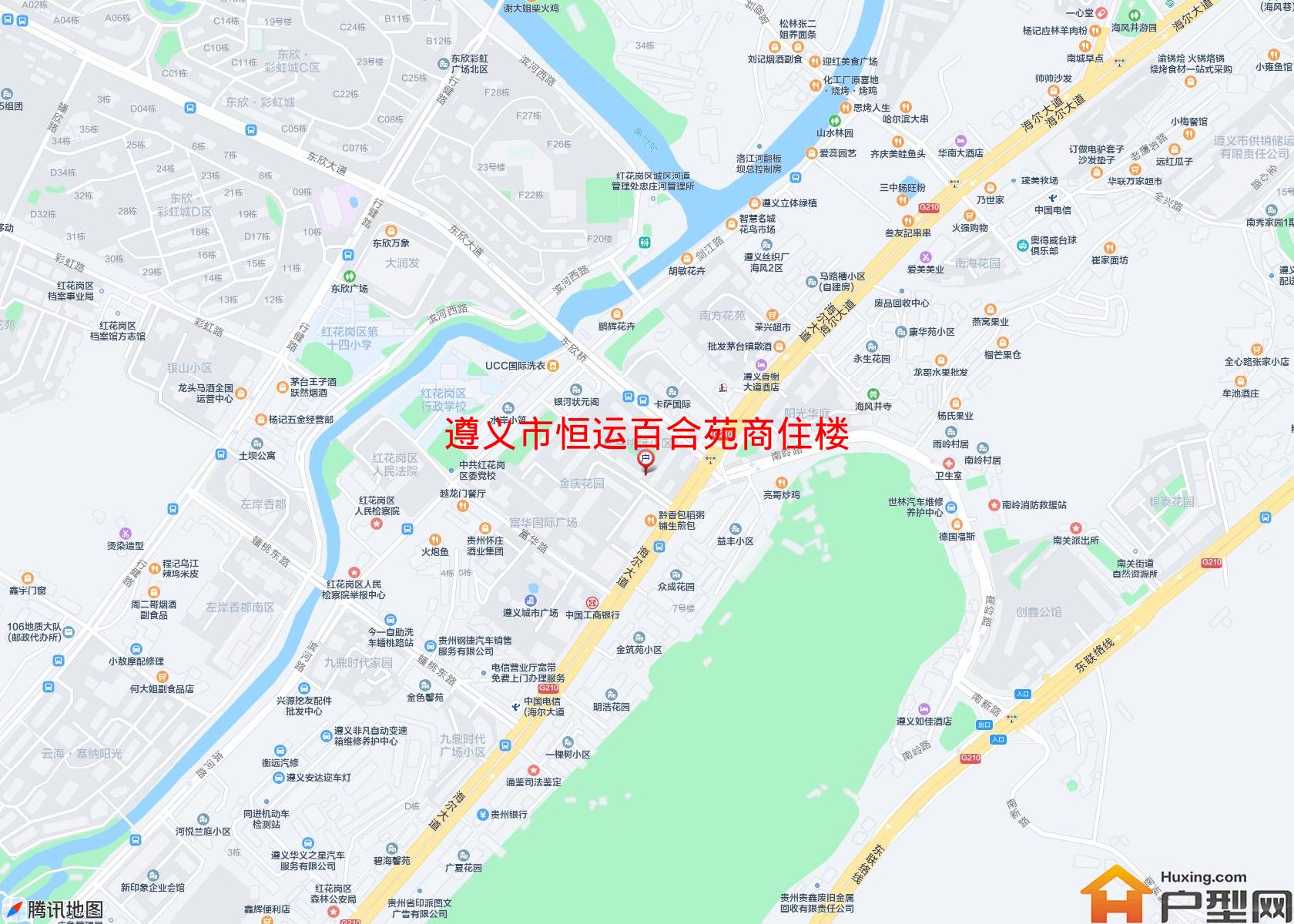 恒运百合苑商住楼小区 - 户型网