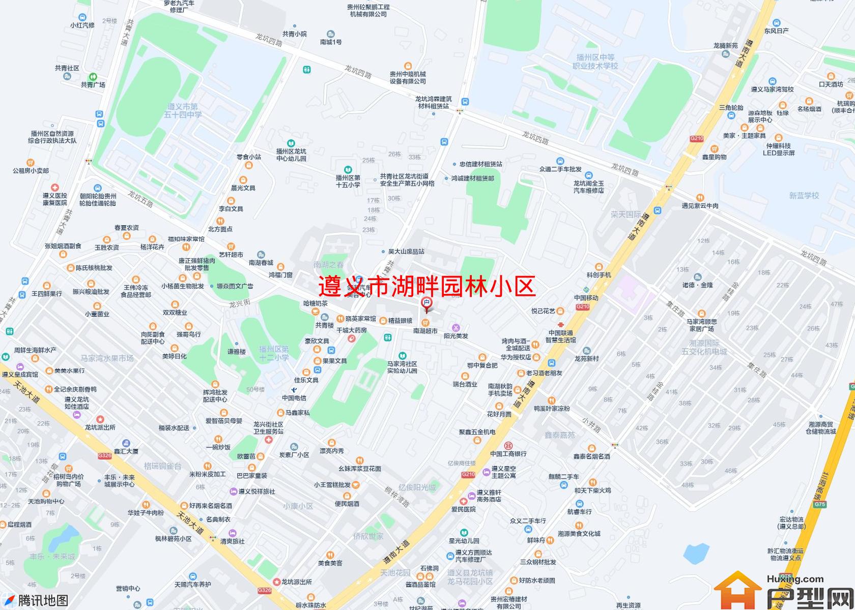 湖畔园林小区小区 - 户型网