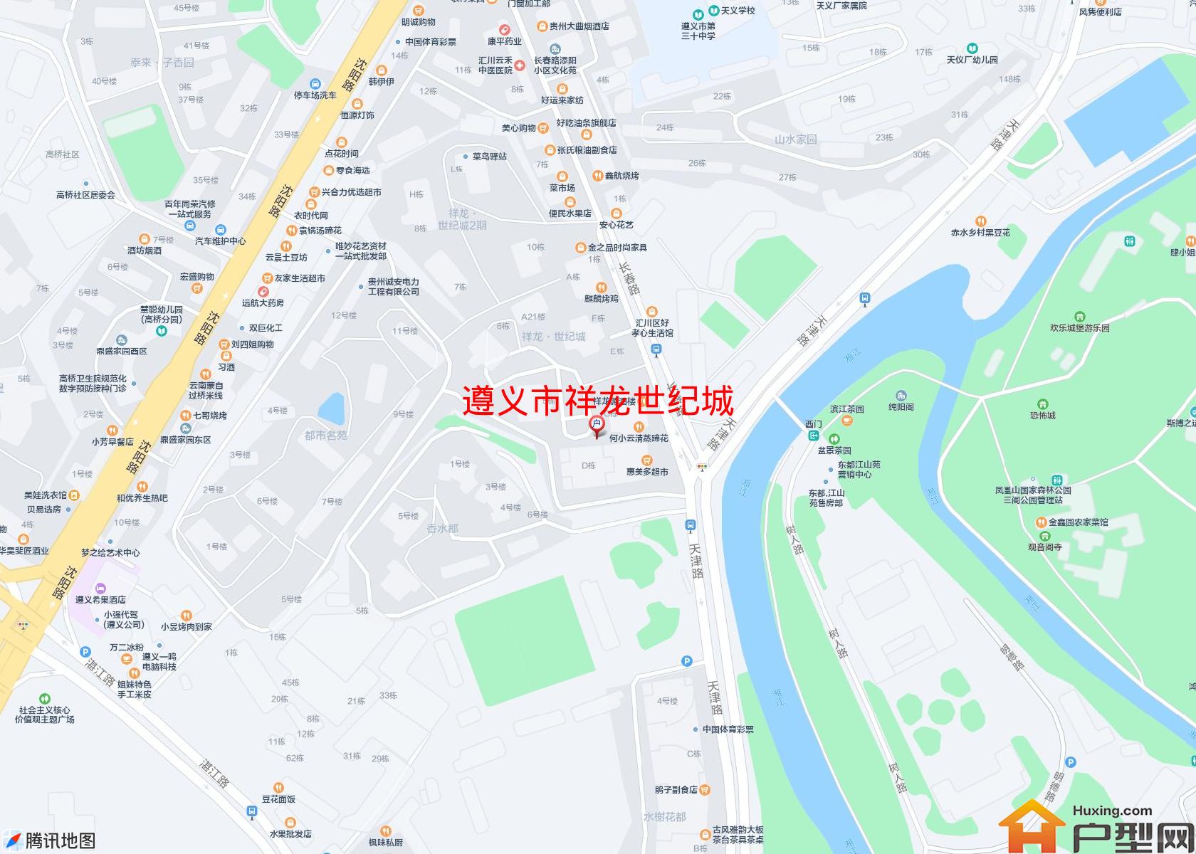 祥龙世纪城小区 - 户型网