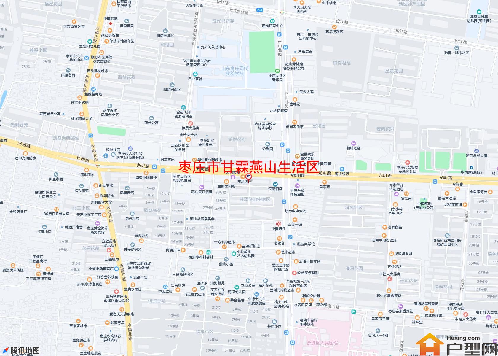 甘霖燕山生活区小区 - 户型网