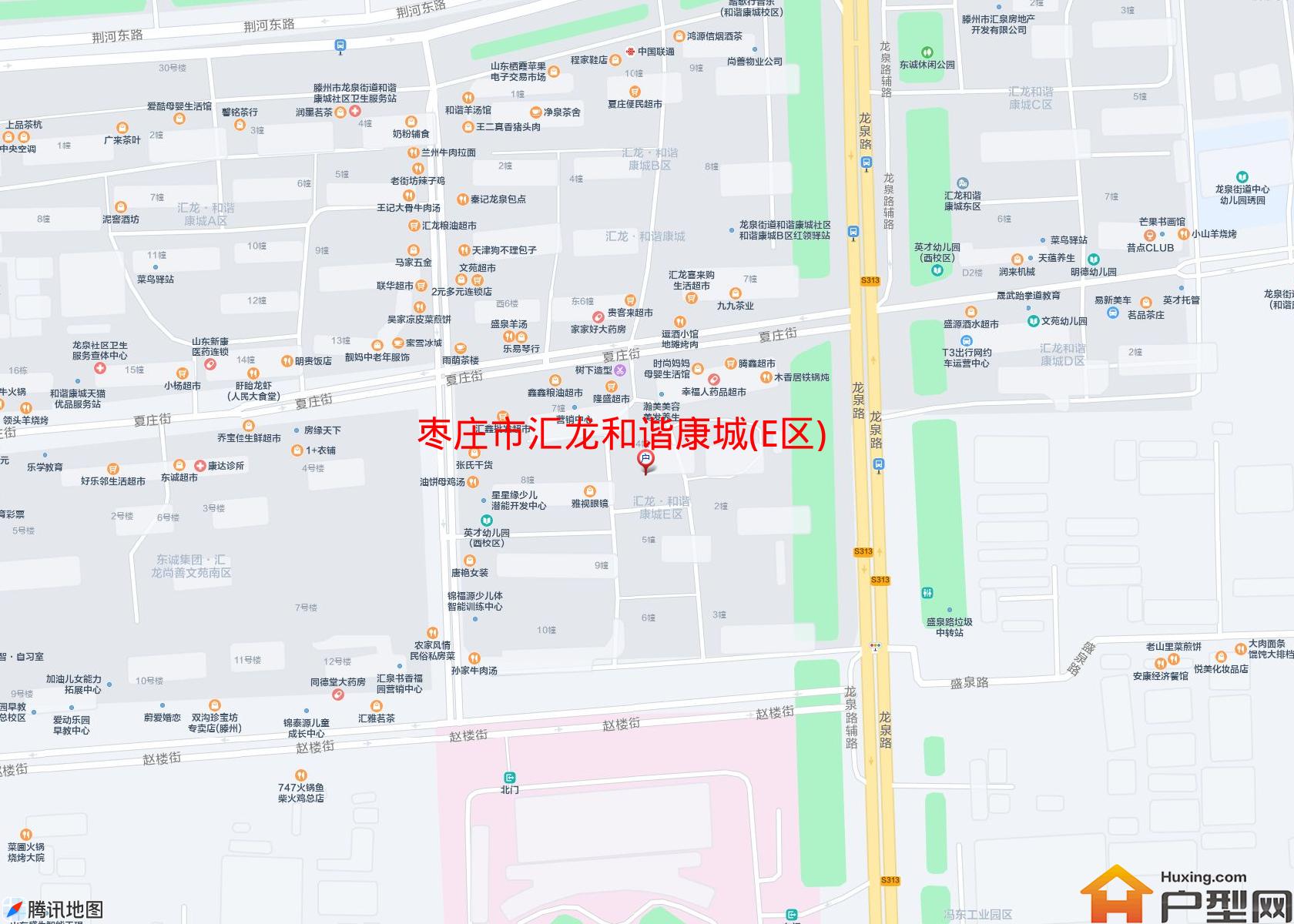 汇龙和谐康城(E区)小区 - 户型网