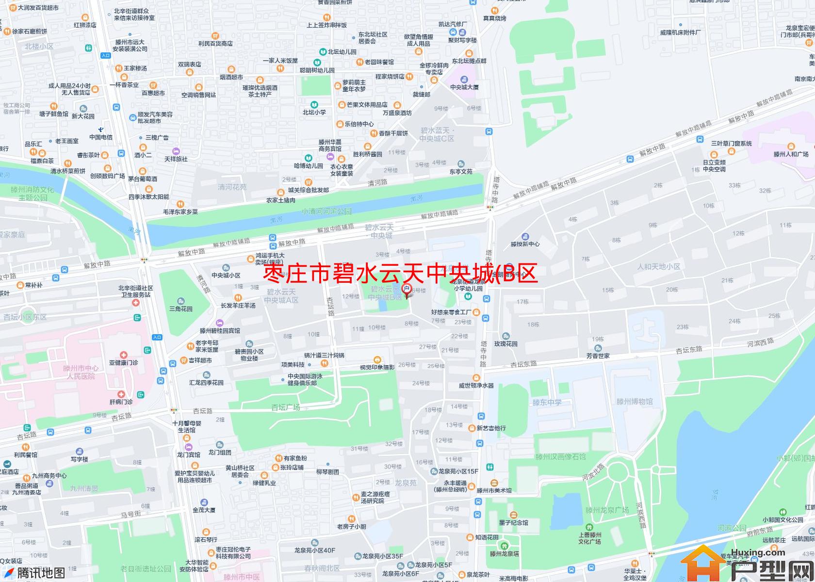 碧水云天中央城(B区)小区 - 户型网