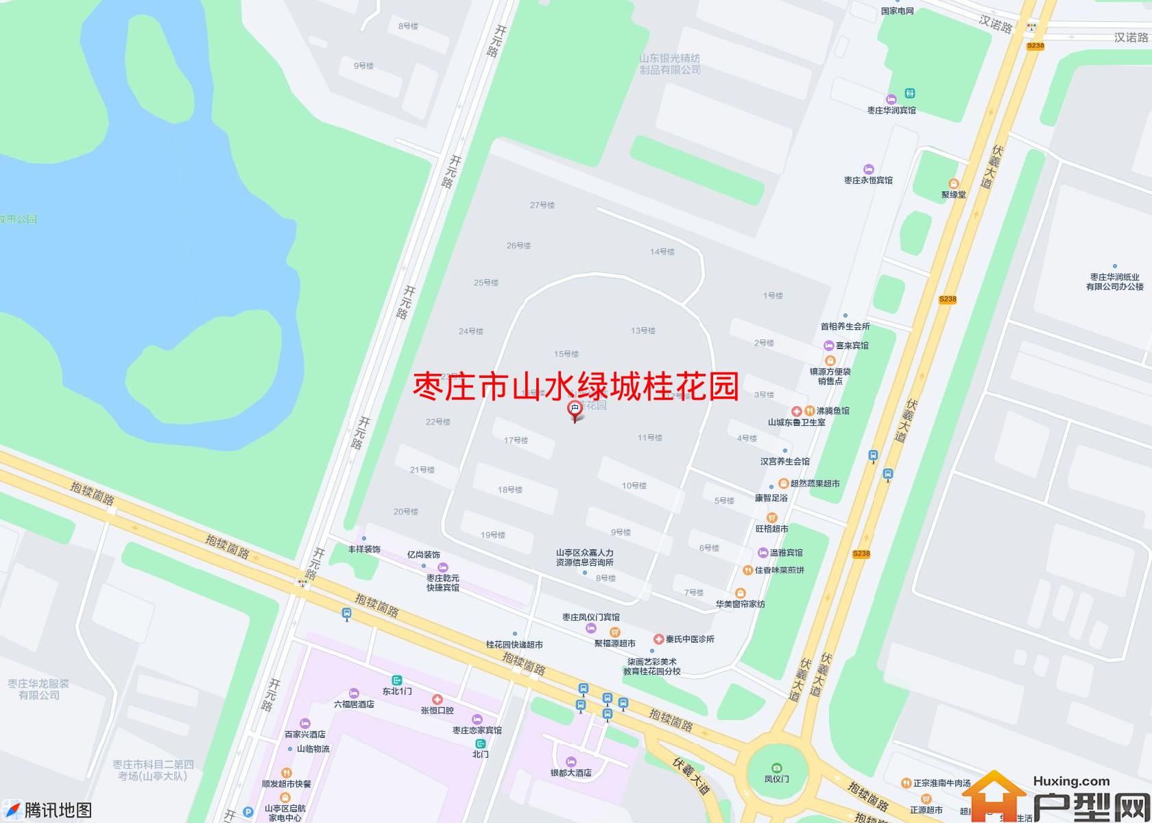 山水绿城桂花园小区 - 户型网