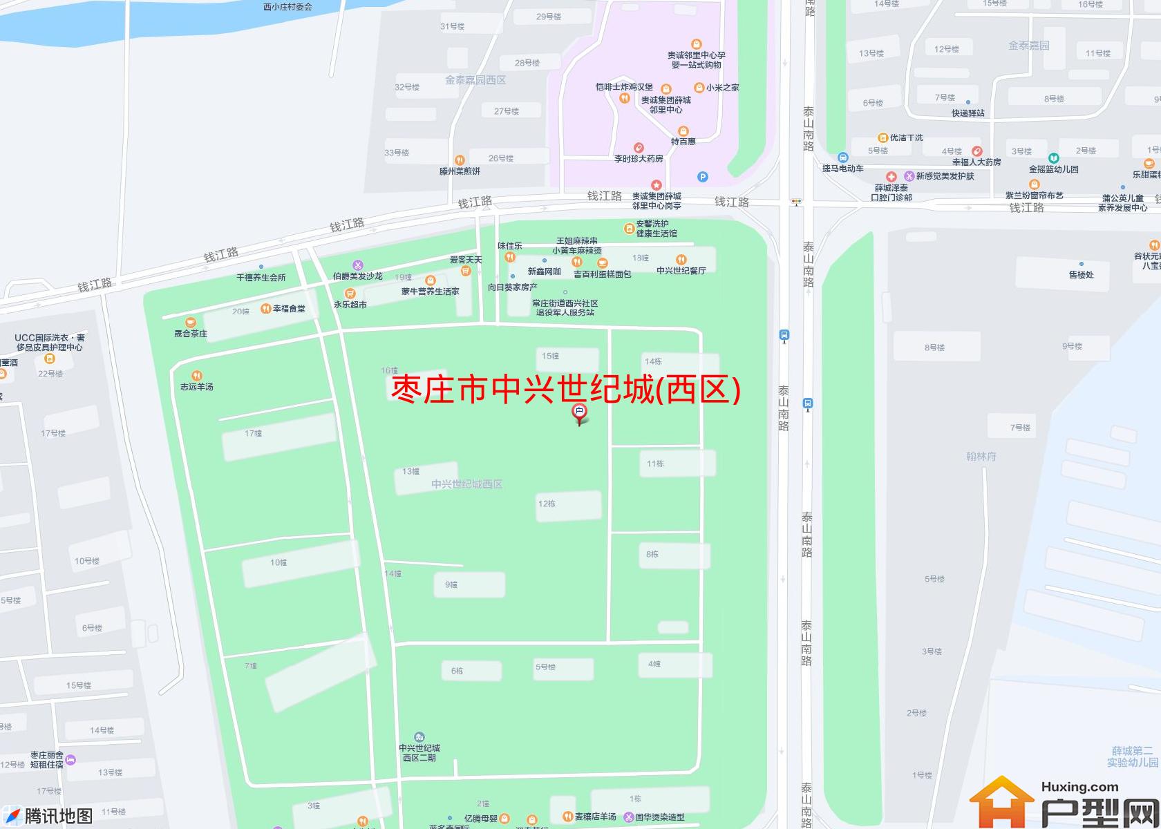 中兴世纪城(西区)小区 - 户型网