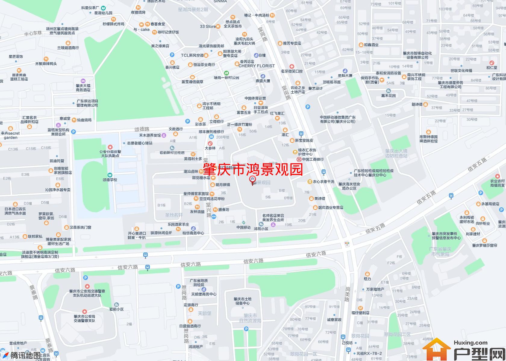 鸿景观园小区 - 户型网