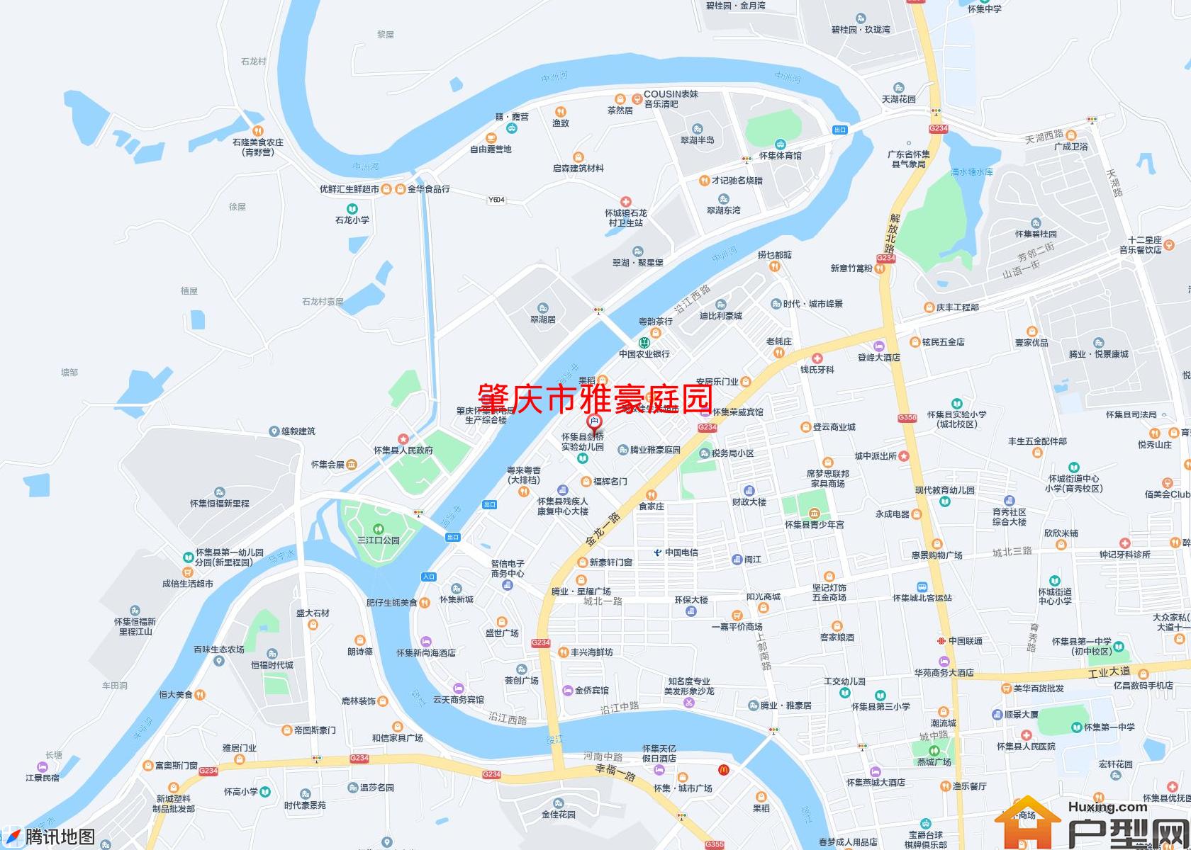 雅豪庭园小区 - 户型网