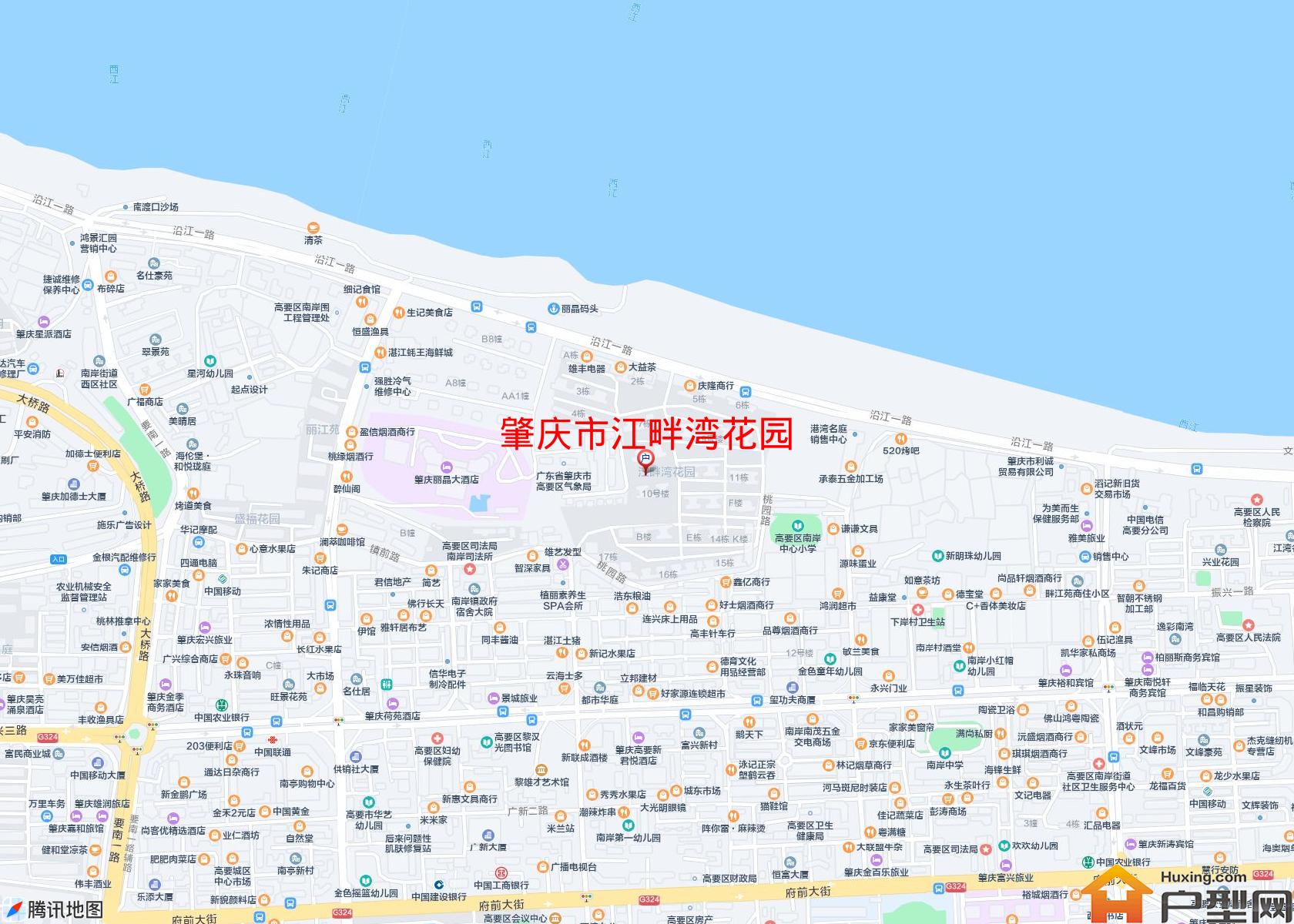 江畔湾花园小区 - 户型网