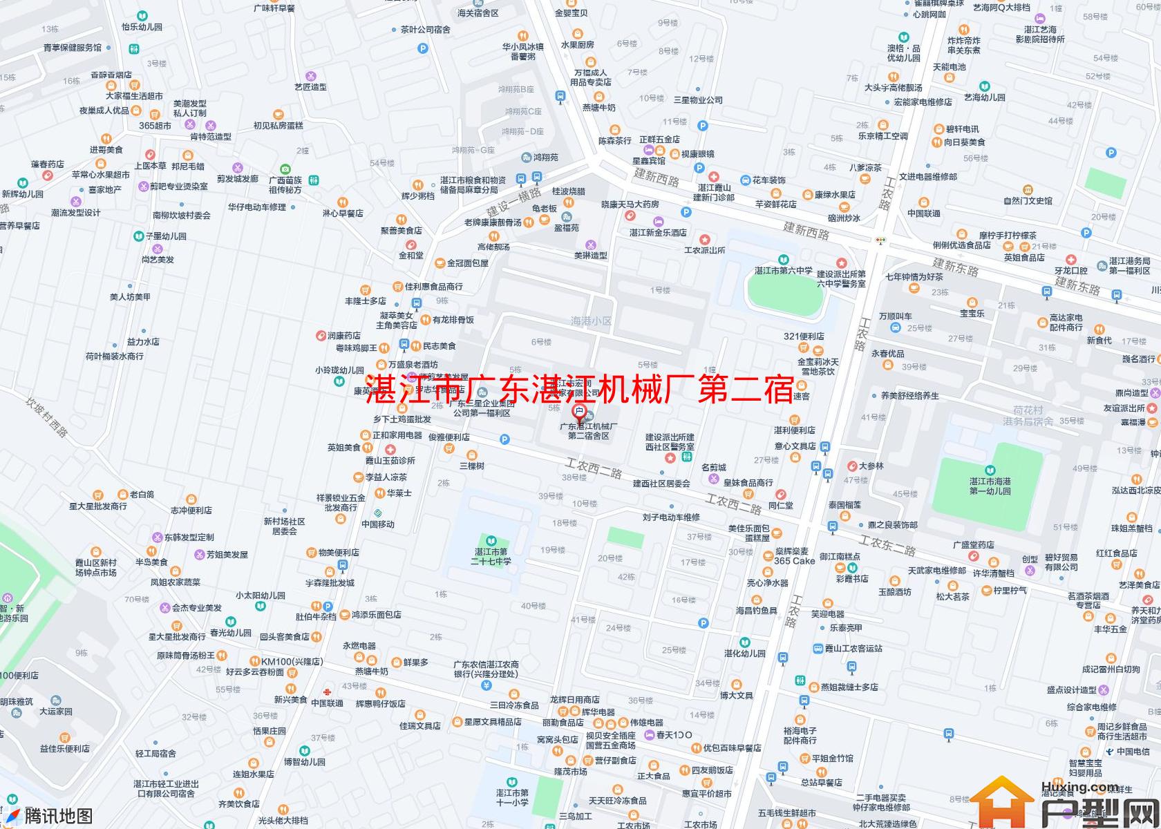 广东湛江机械厂第二宿舍区(工农西二路1号)小区 - 户型网