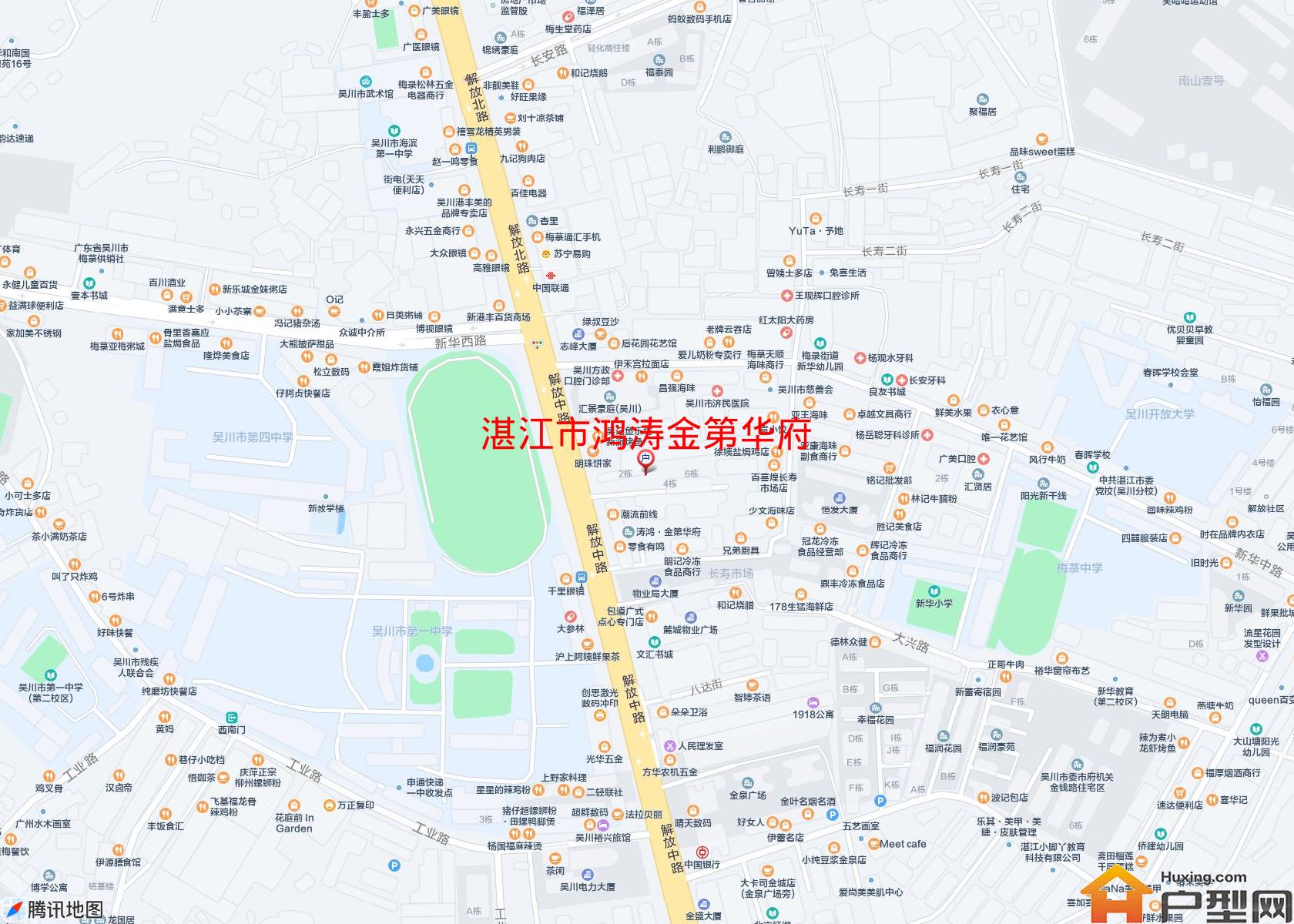鸿涛金第华府小区 - 户型网