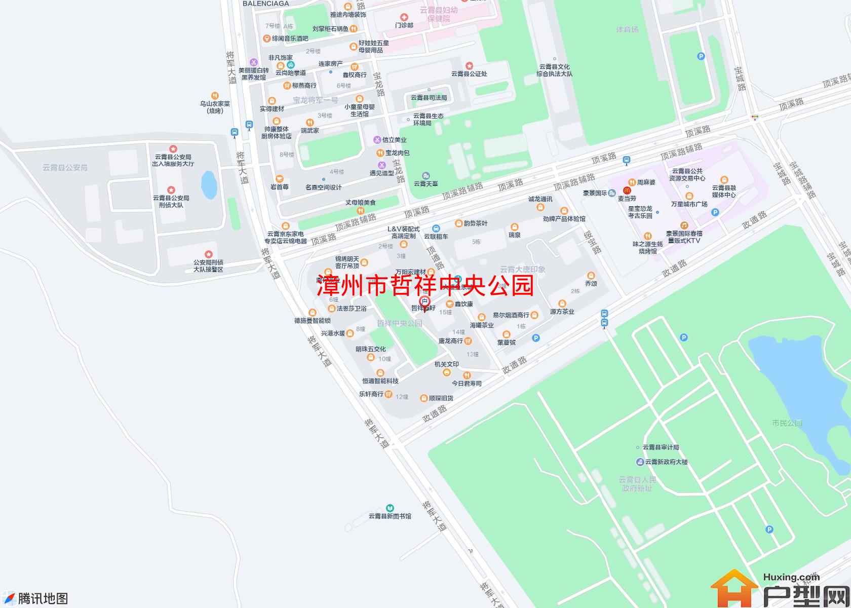 哲祥中央公园小区 - 户型网