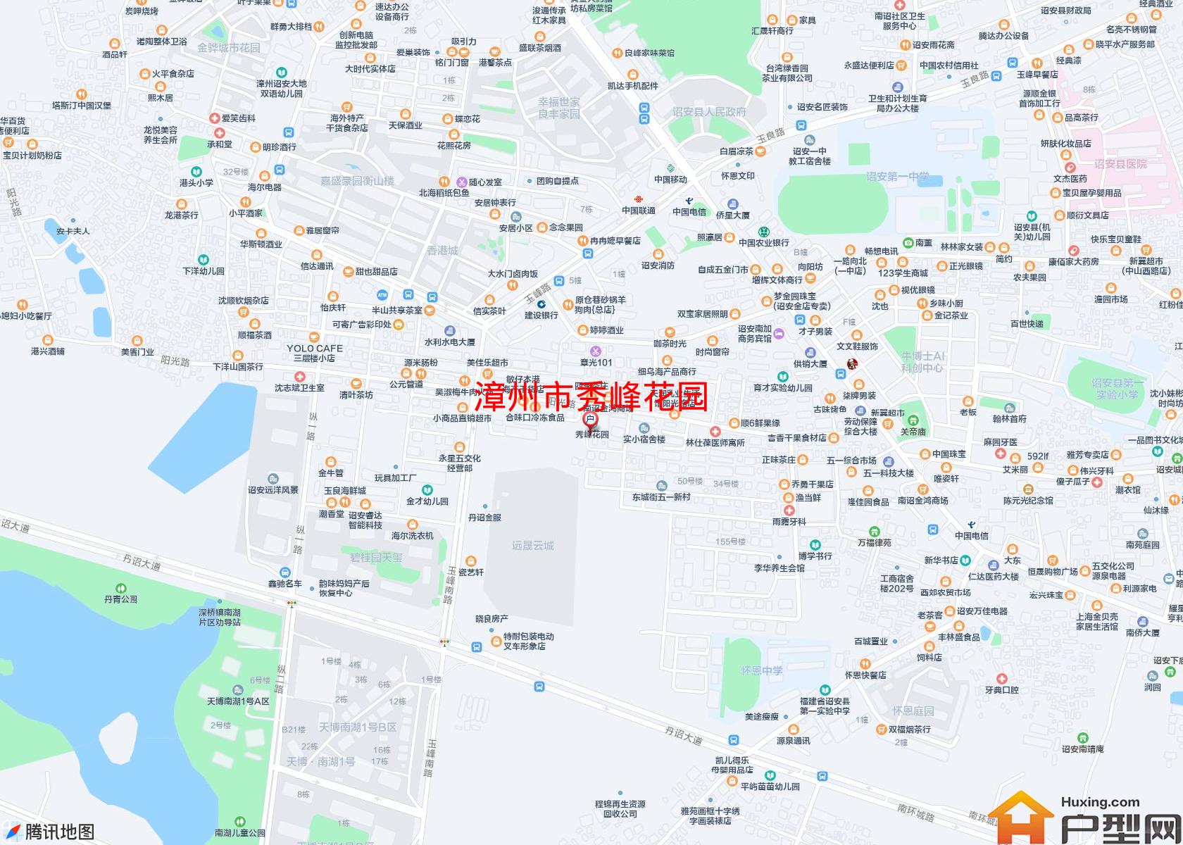 秀峰花园小区 - 户型网