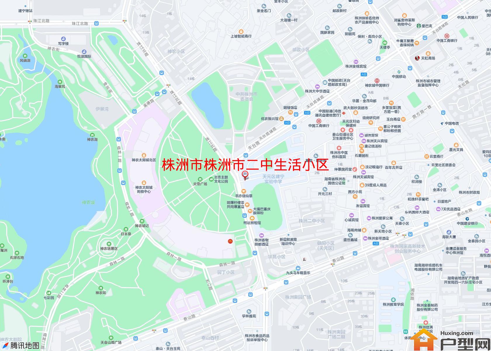 株洲市二中生活小区小区 - 户型网
