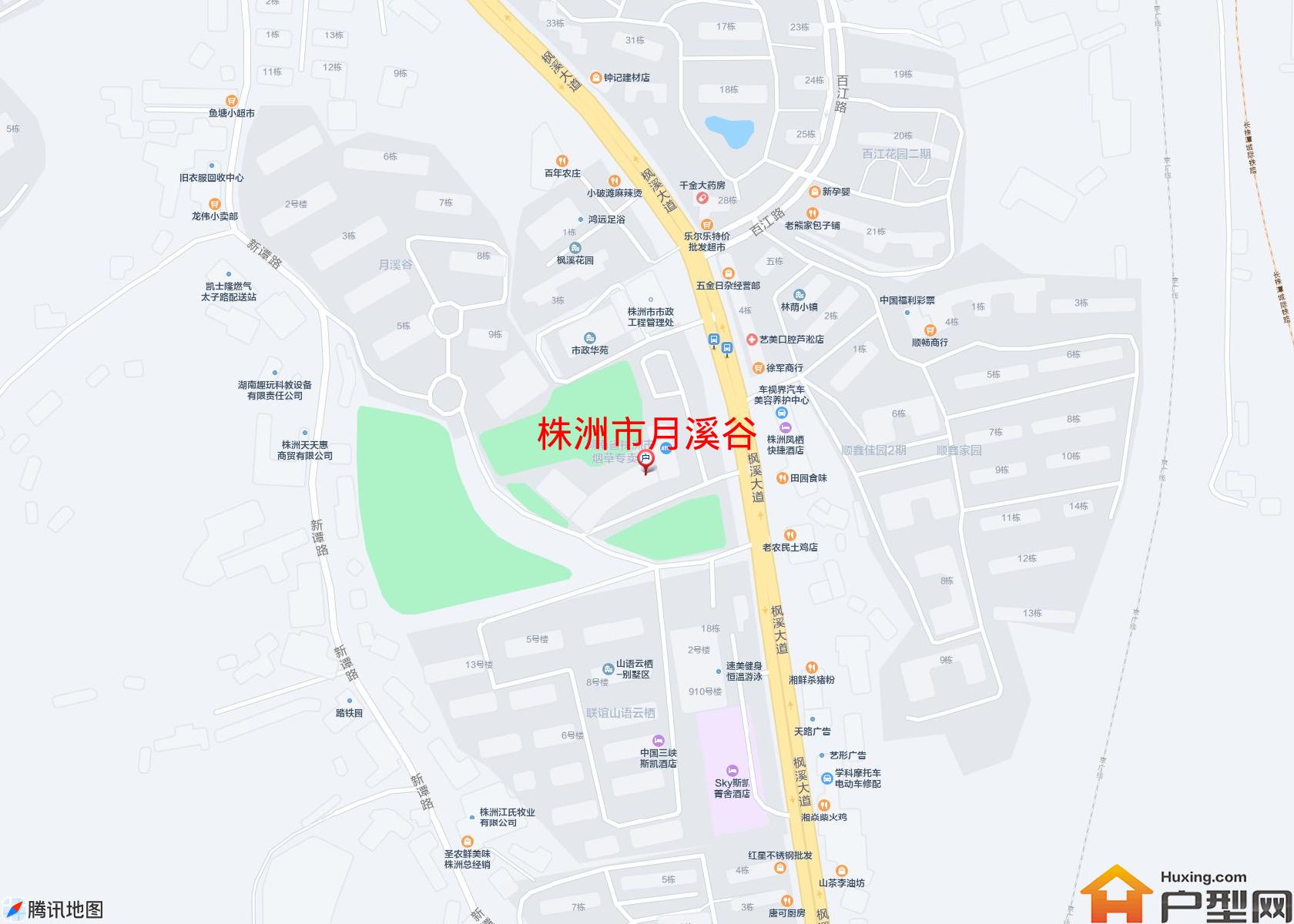 月溪谷小区 - 户型网
