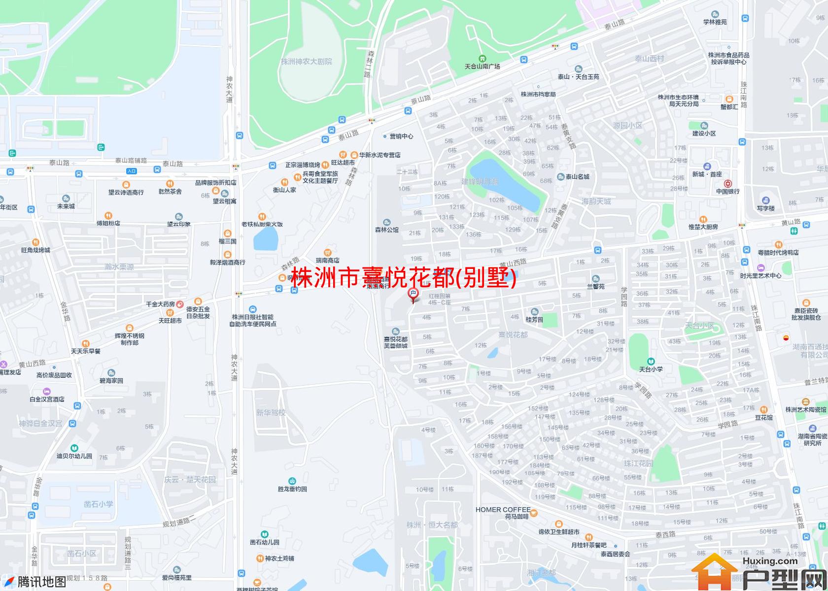 熹悦花都(别墅)小区 - 户型网