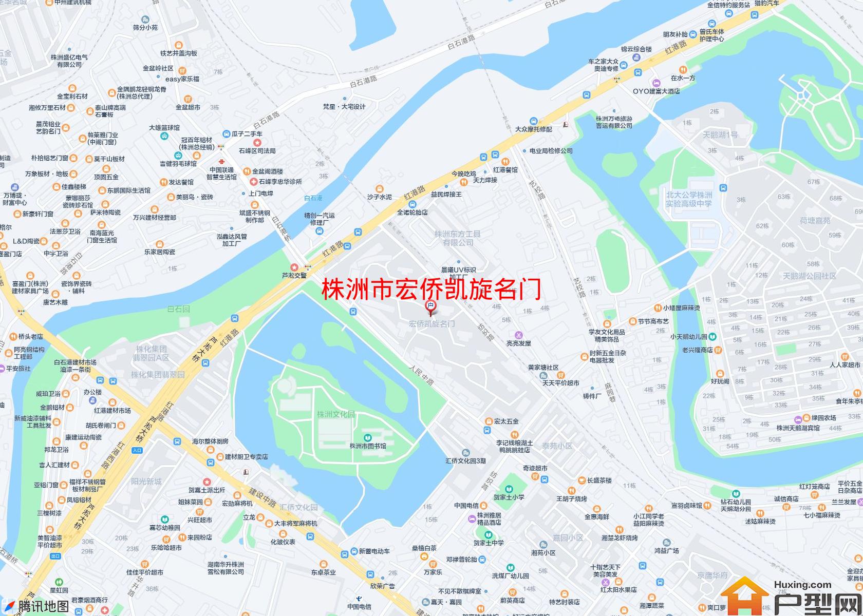 宏侨凯旋名门小区 - 户型网