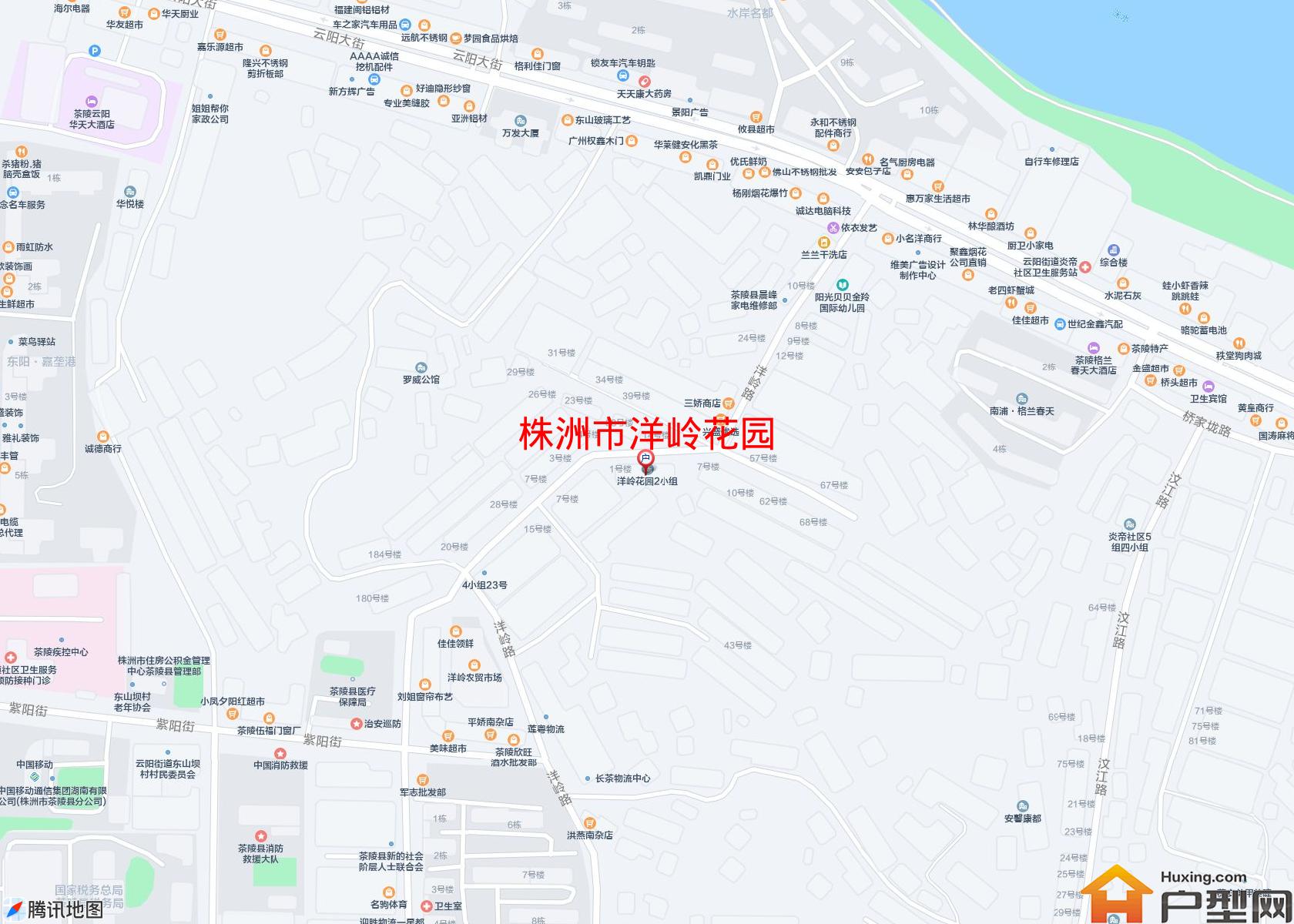 洋岭花园小区 - 户型网
