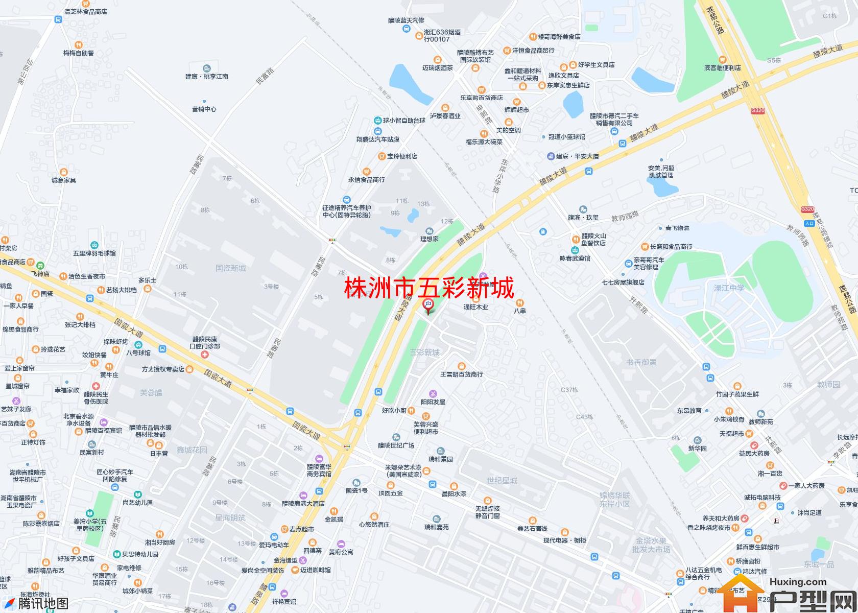 五彩新城小区 - 户型网