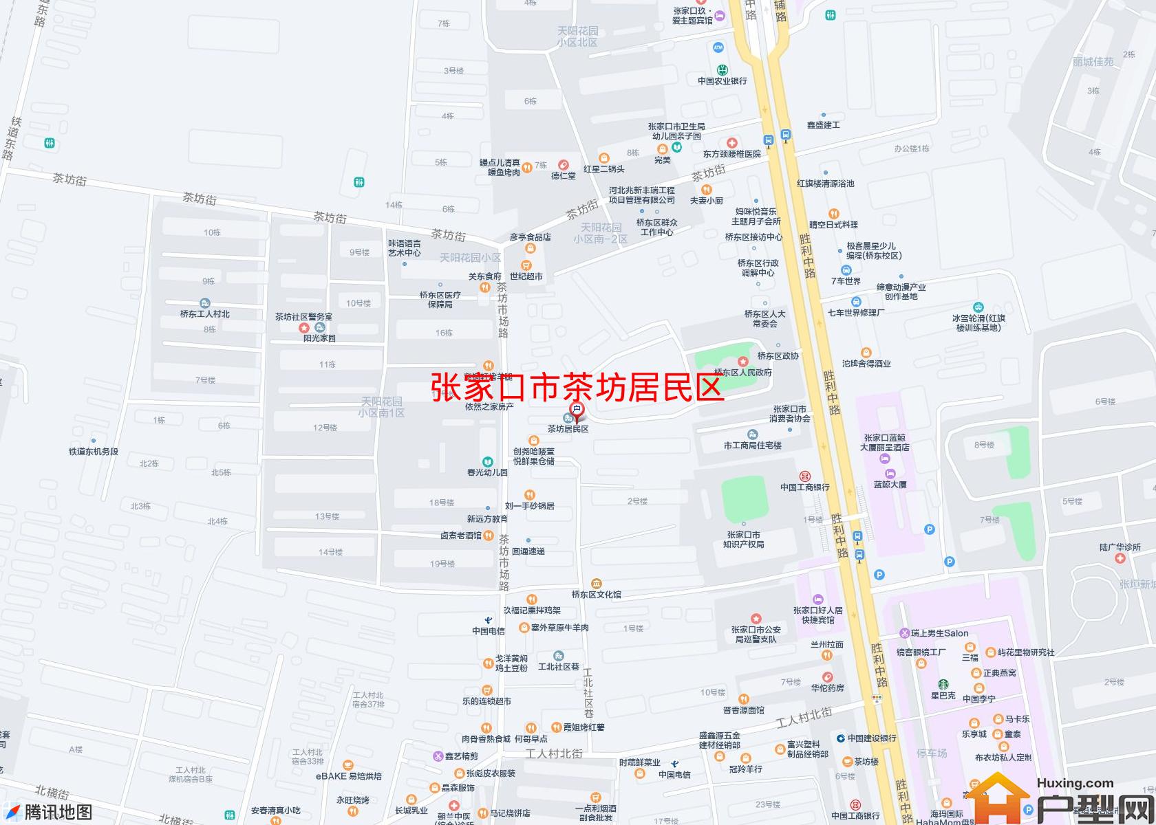 茶坊居民区小区 - 户型网
