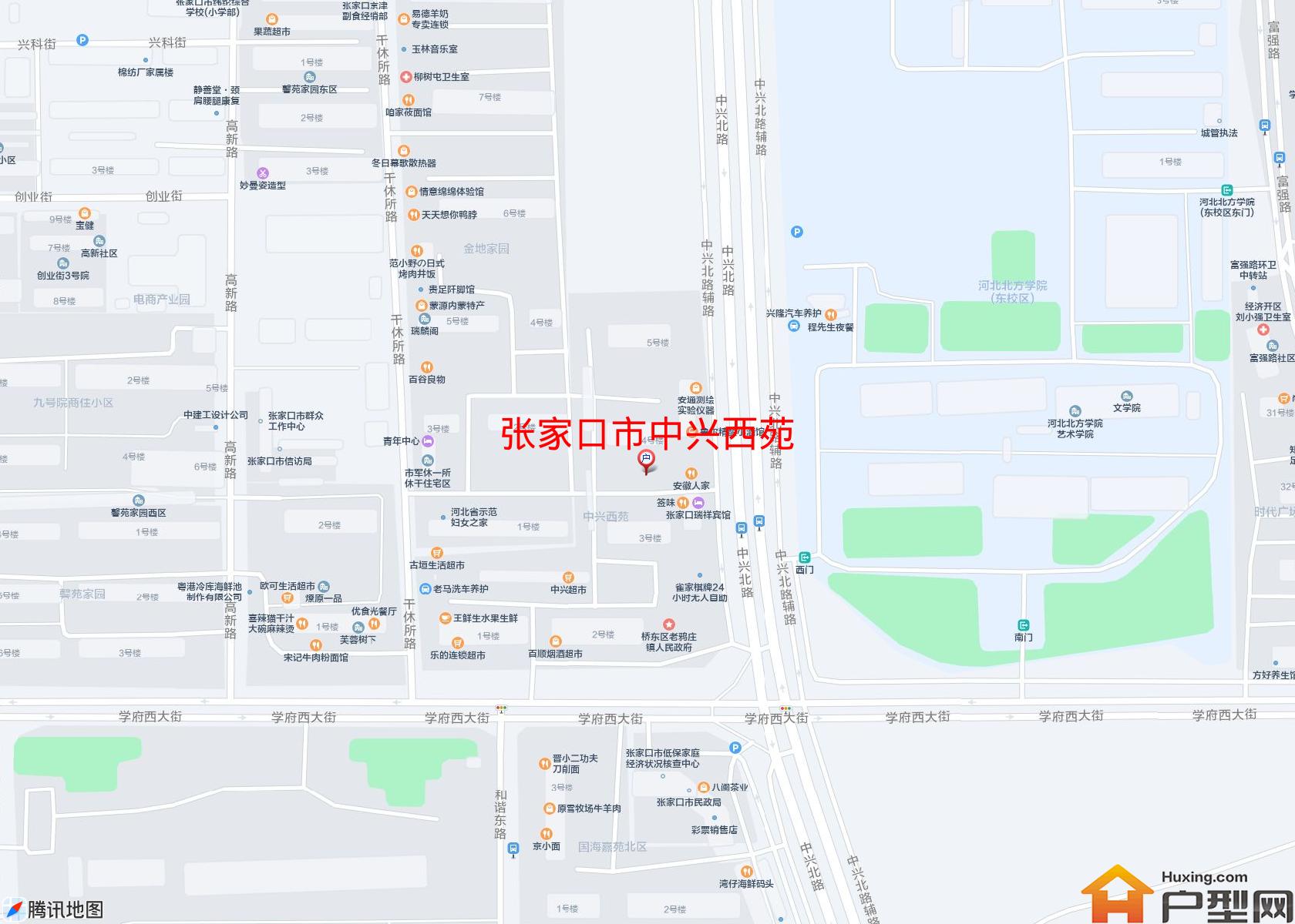 中兴西苑小区 - 户型网