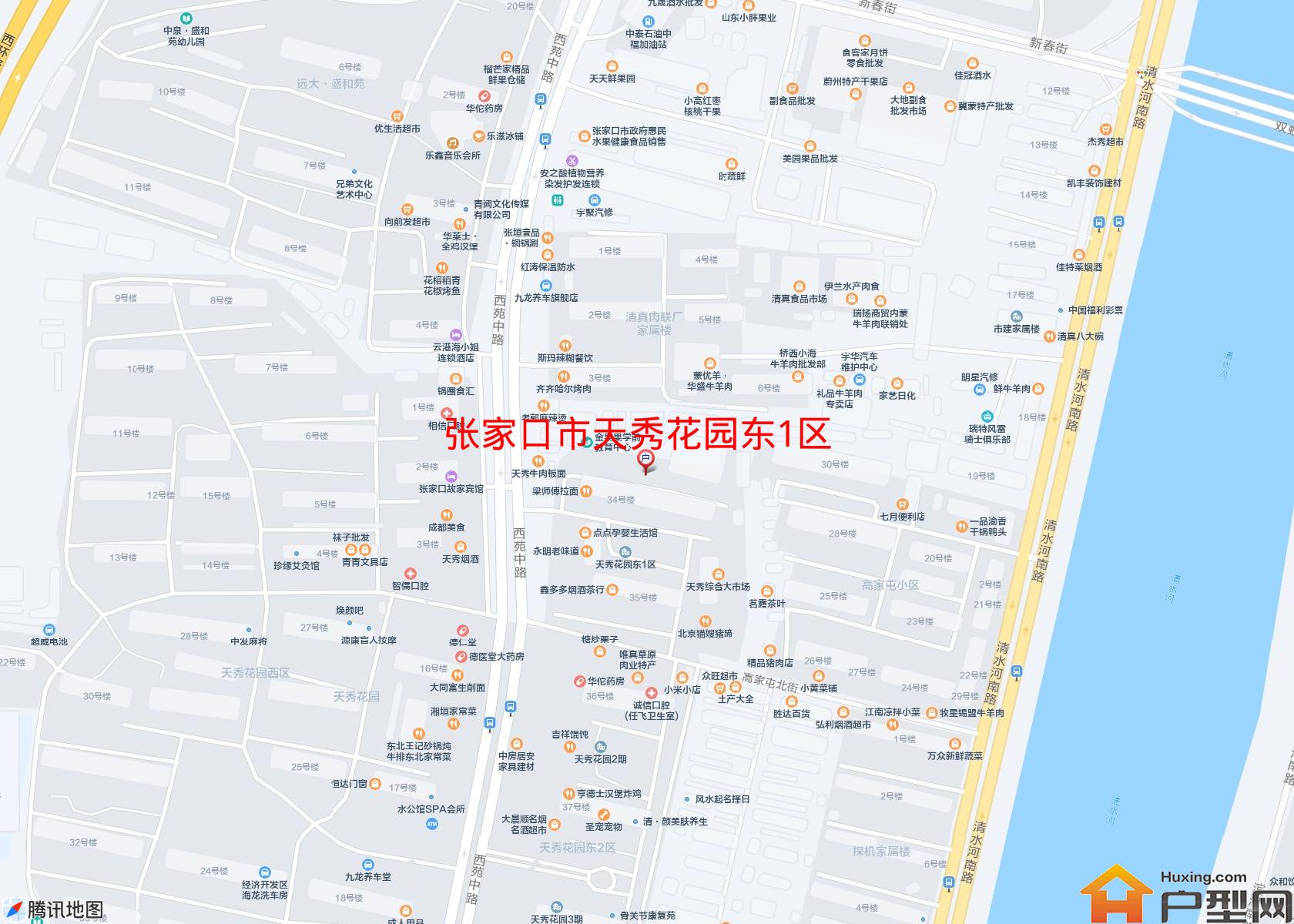 天秀花园东1区小区 - 户型网
