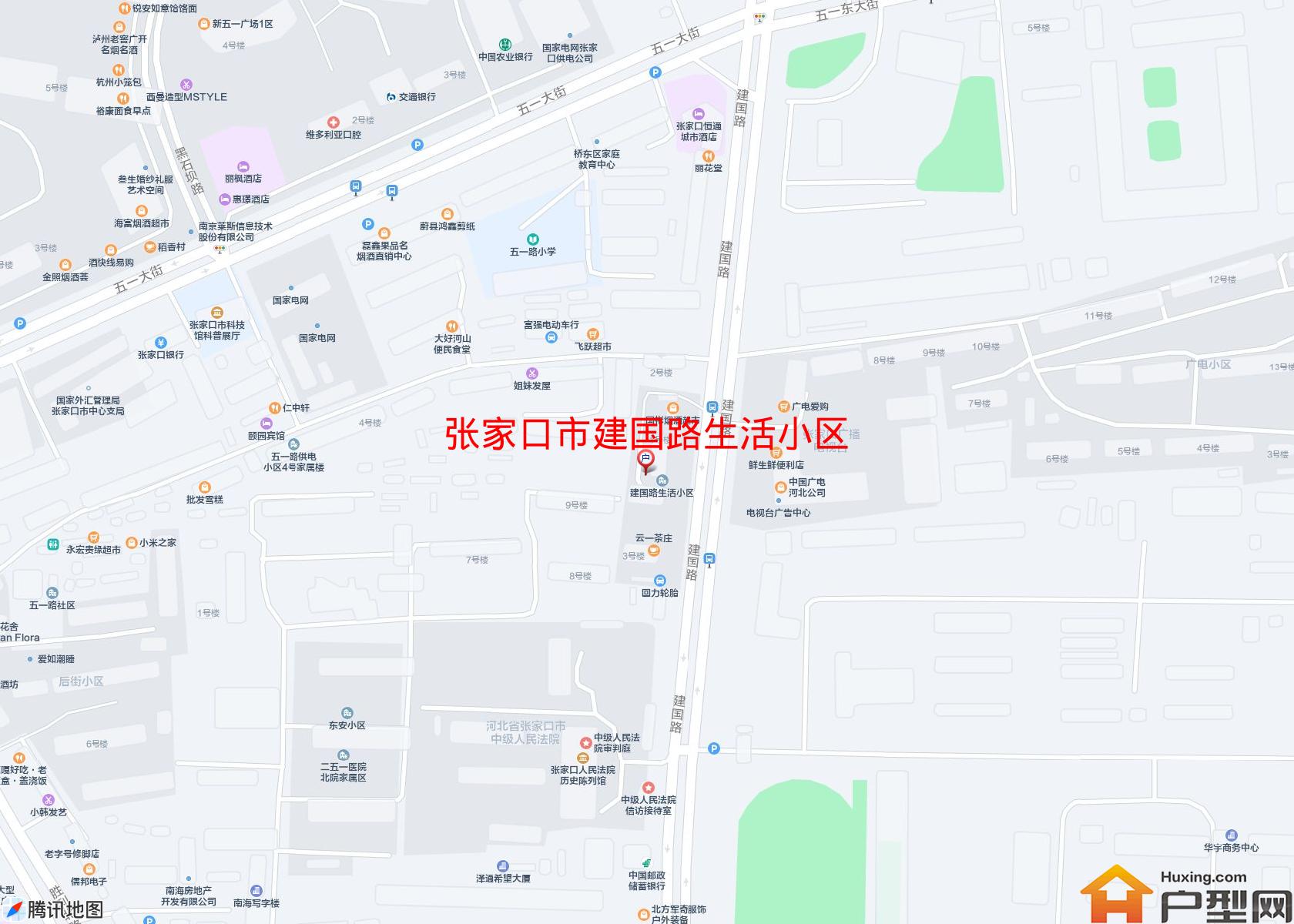 建国路生活小区小区 - 户型网