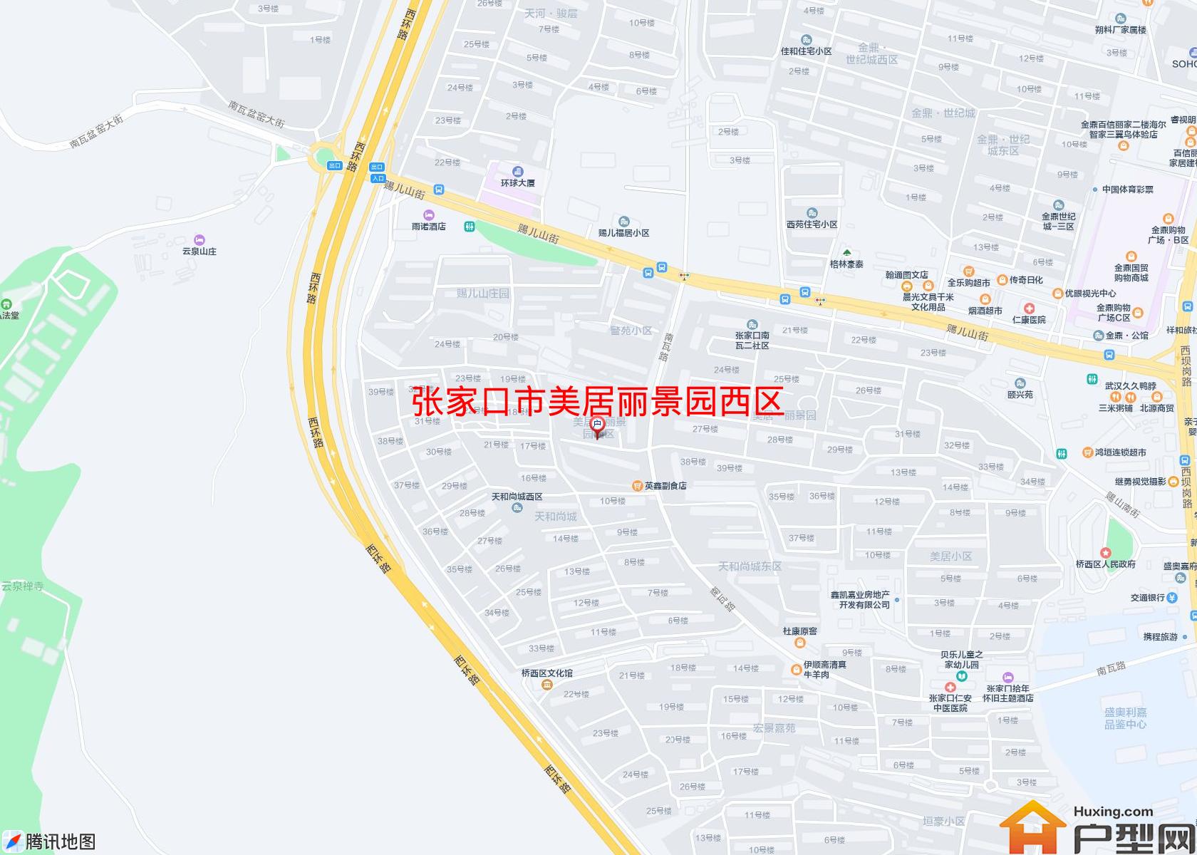 美居丽景园西区小区 - 户型网