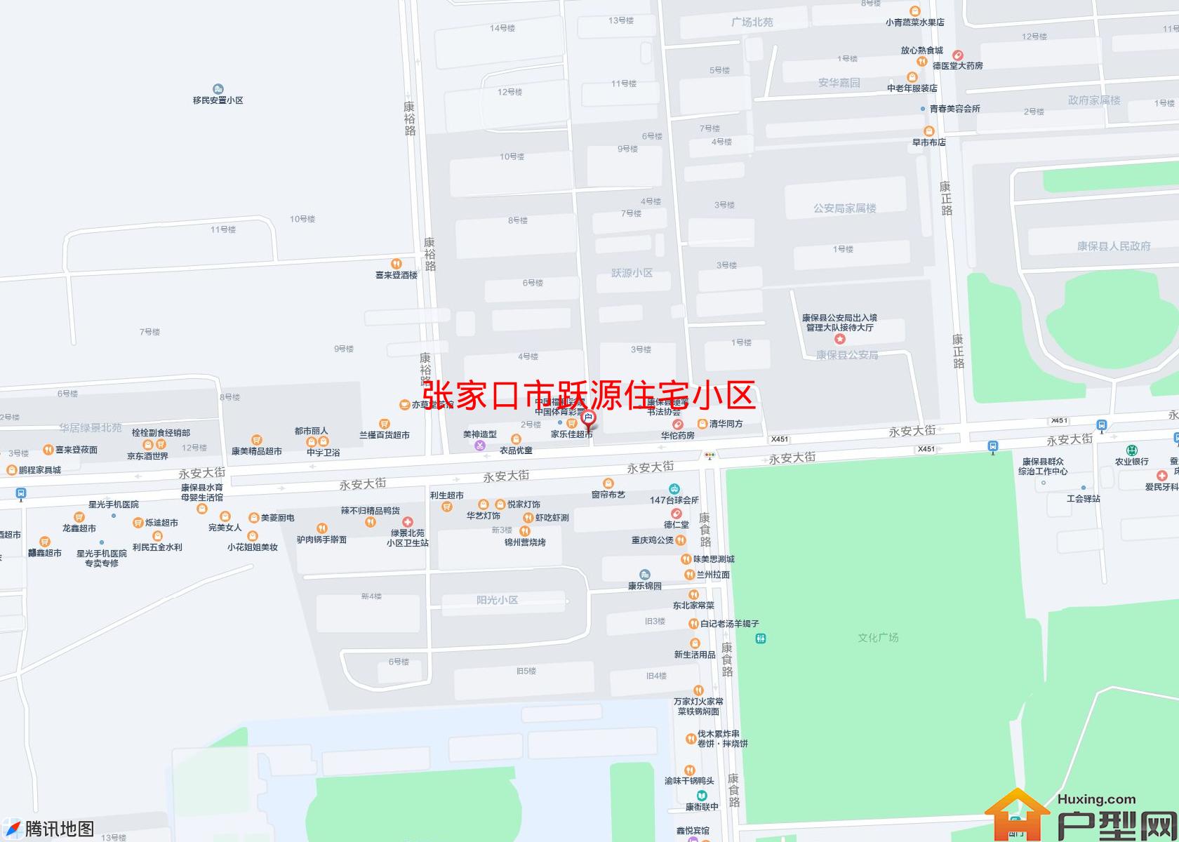 跃源住宅小区小区 - 户型网