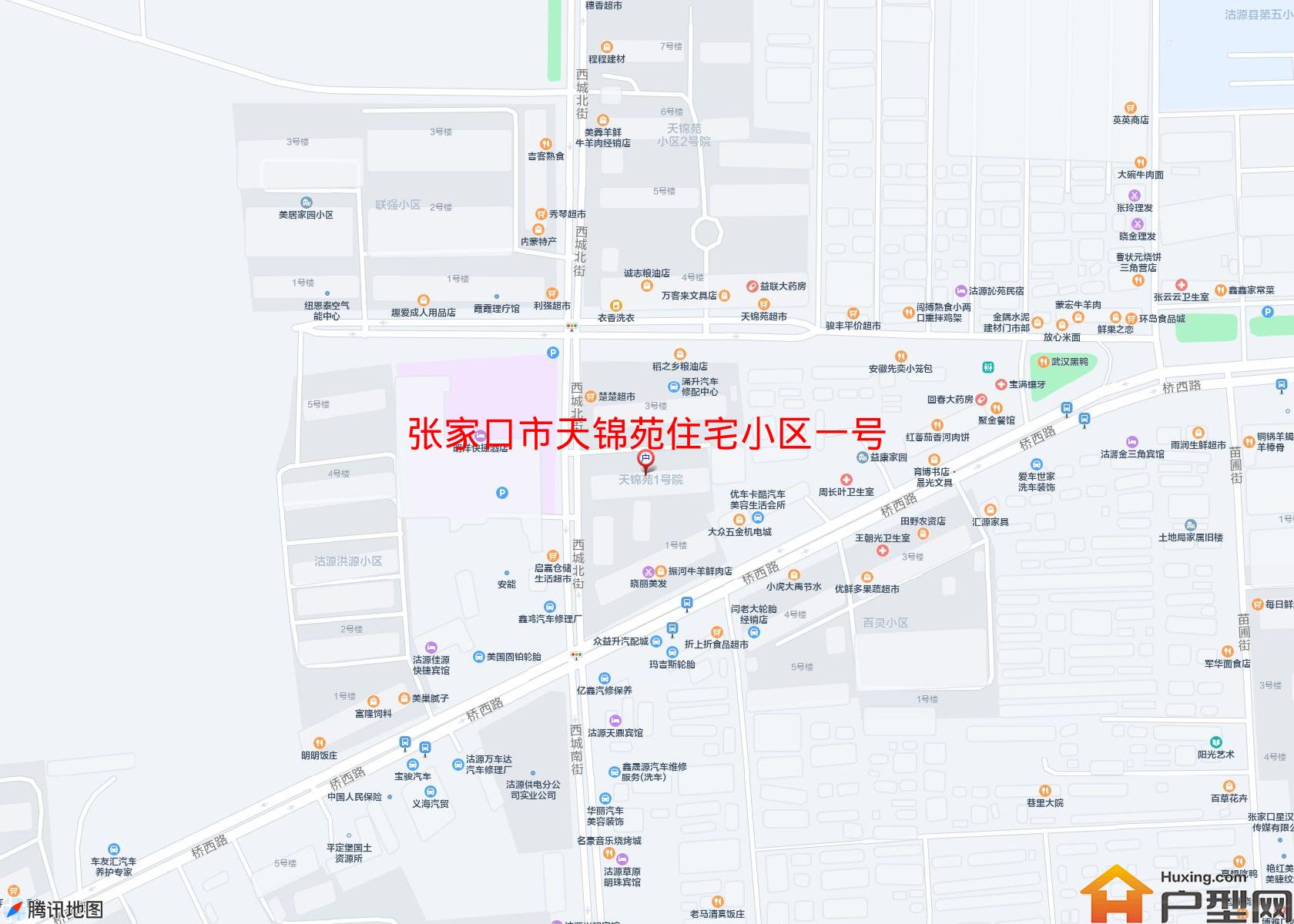 天锦苑住宅小区一号院小区 - 户型网