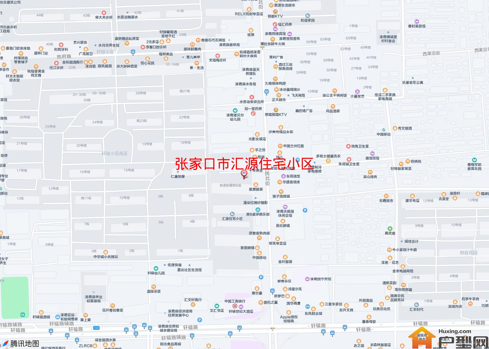 汇源住宅小区小区 - 户型网