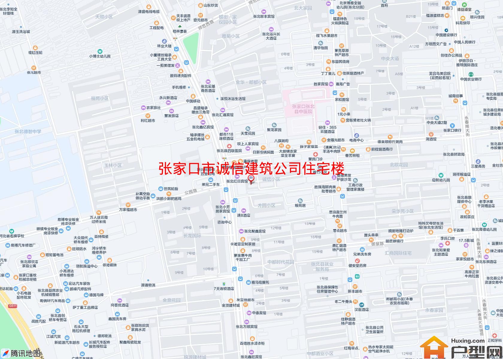诚信建筑公司住宅楼小区 - 户型网