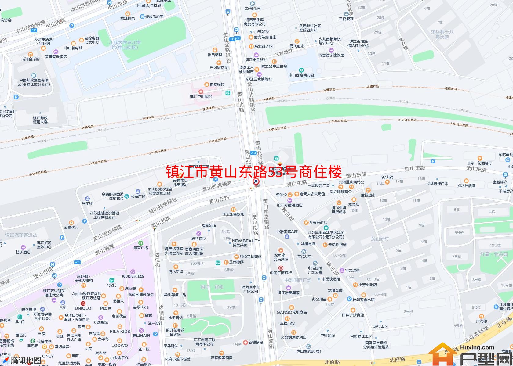 黄山东路53号商住楼小区 - 户型网