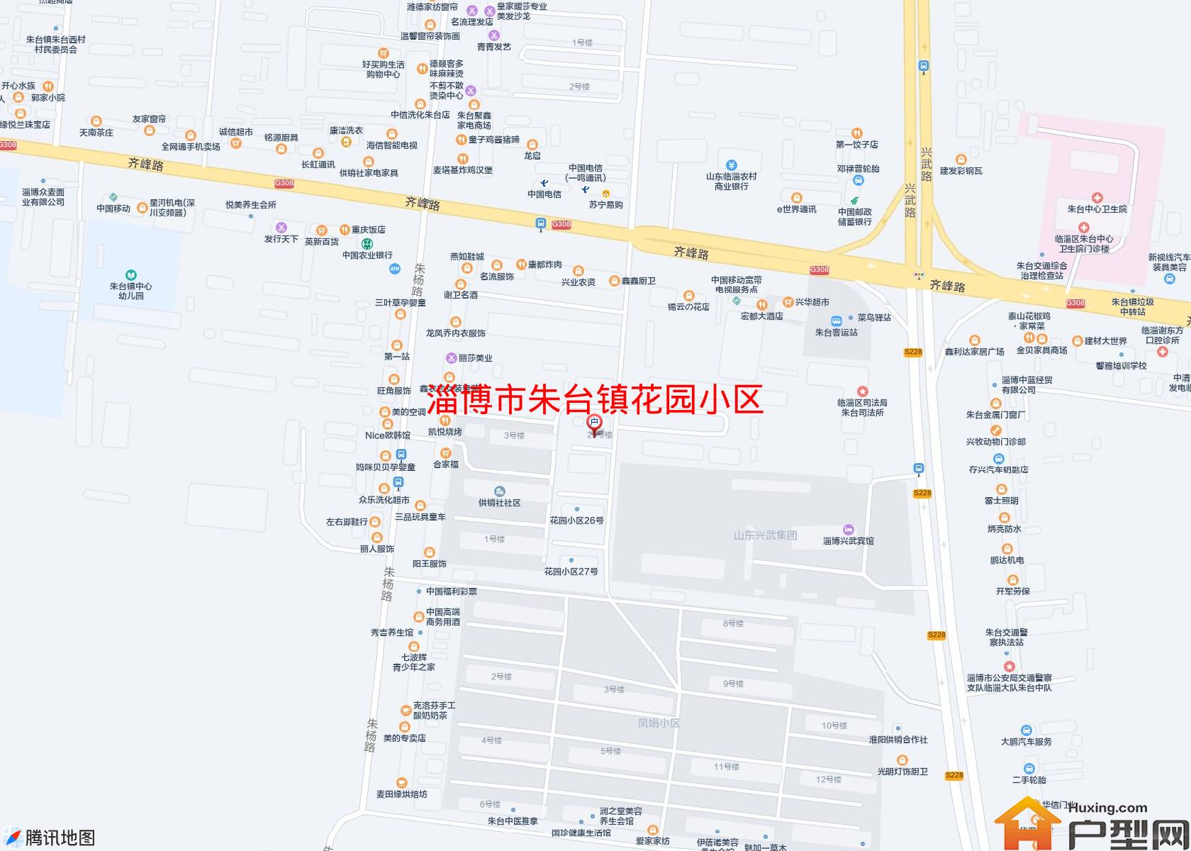 朱台镇花园小区小区 - 户型网
