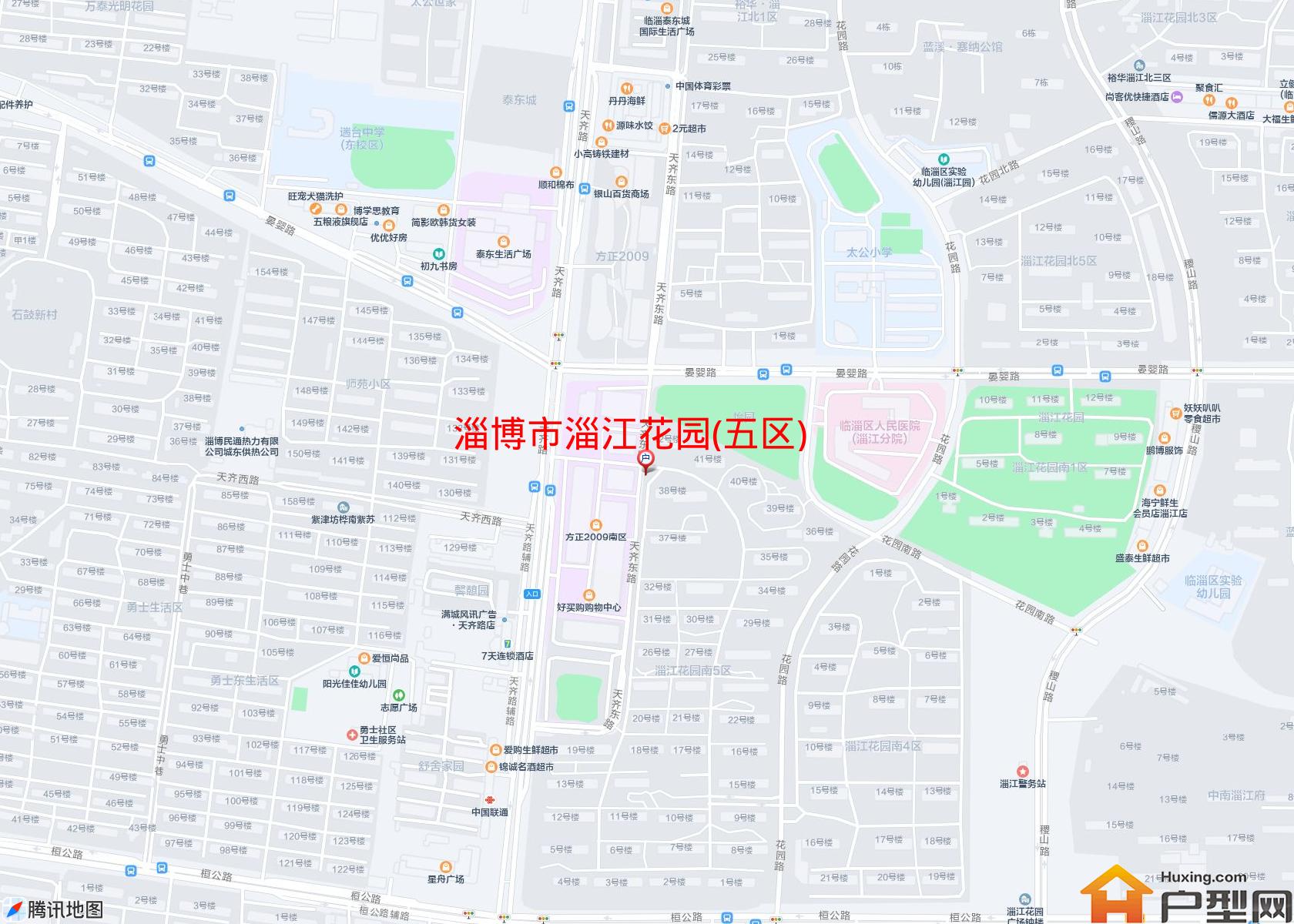 淄江花园(五区)小区 - 户型网