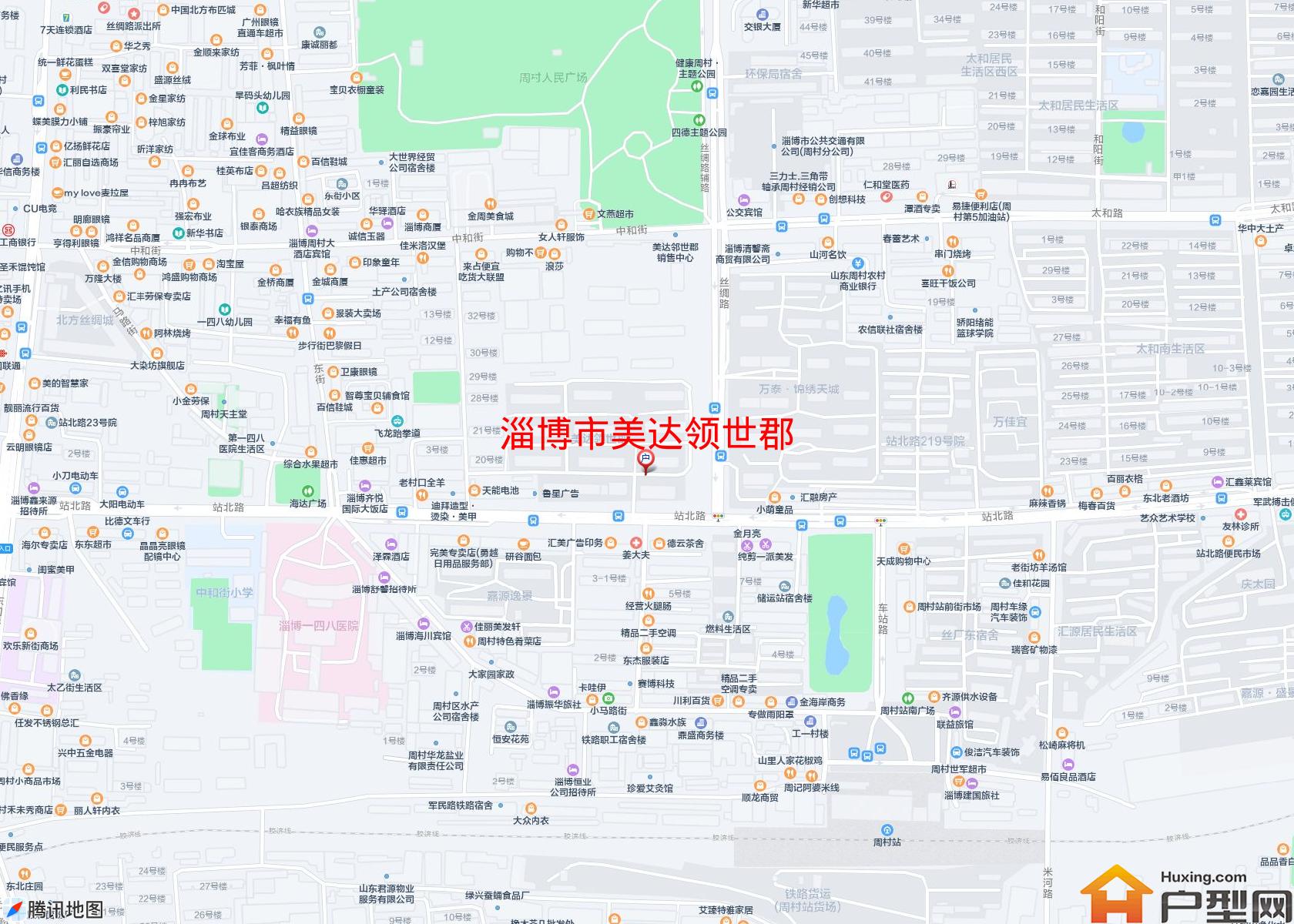 美达领世郡小区 - 户型网