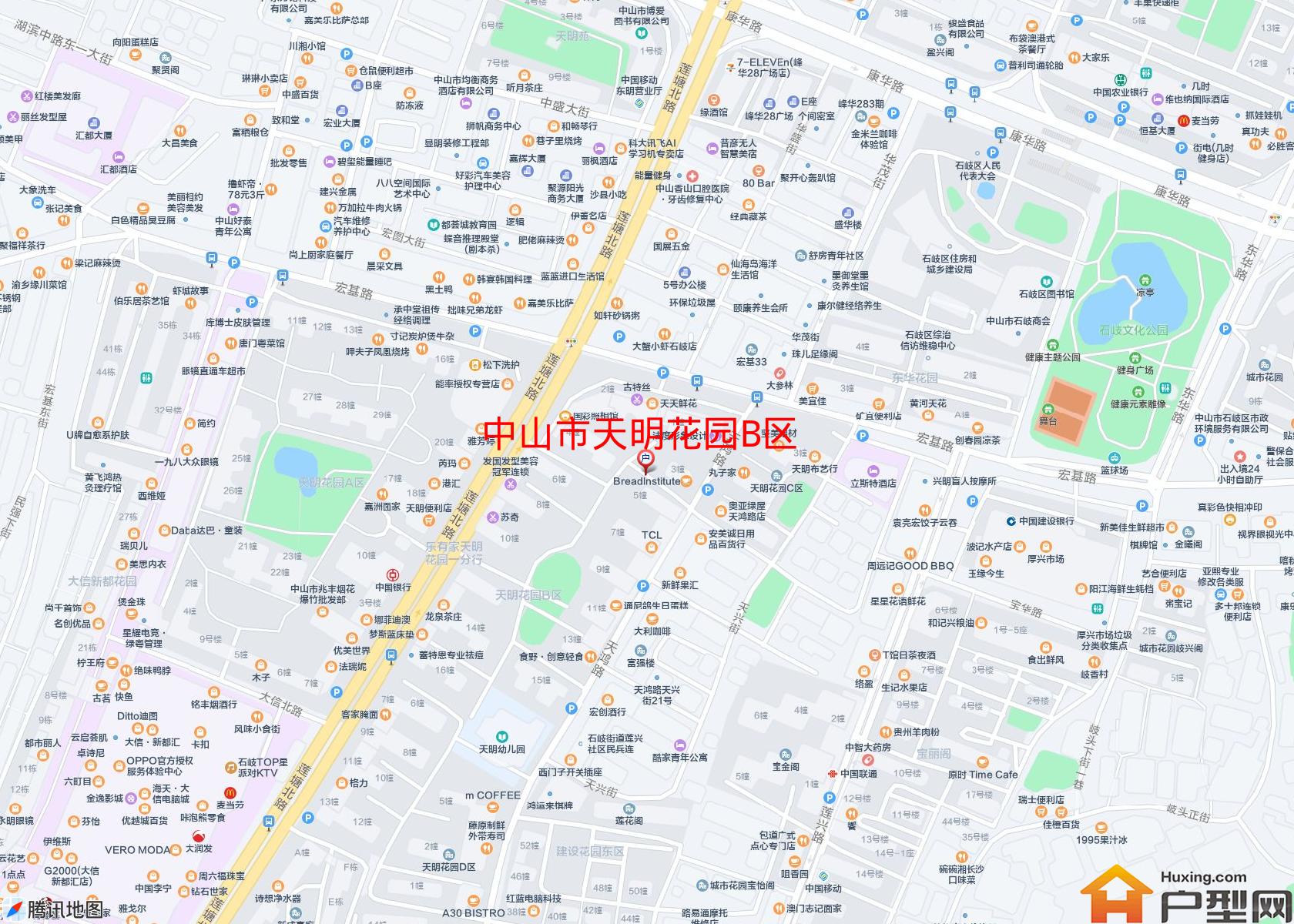 天明花园B区小区 - 户型网