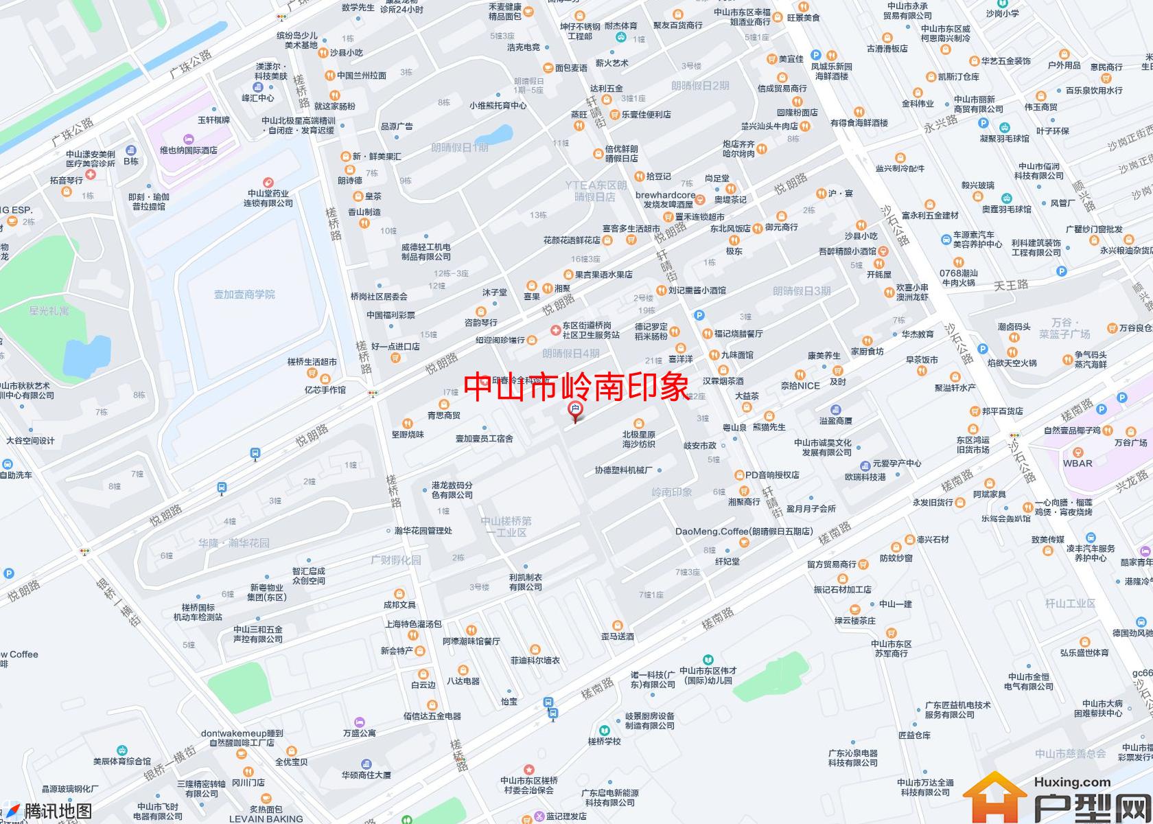 岭南印象小区 - 户型网