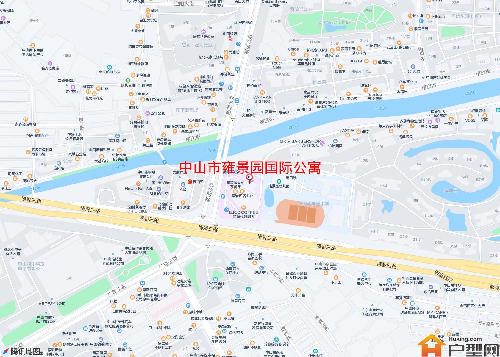 雍景园国际公寓小区 - 户型网