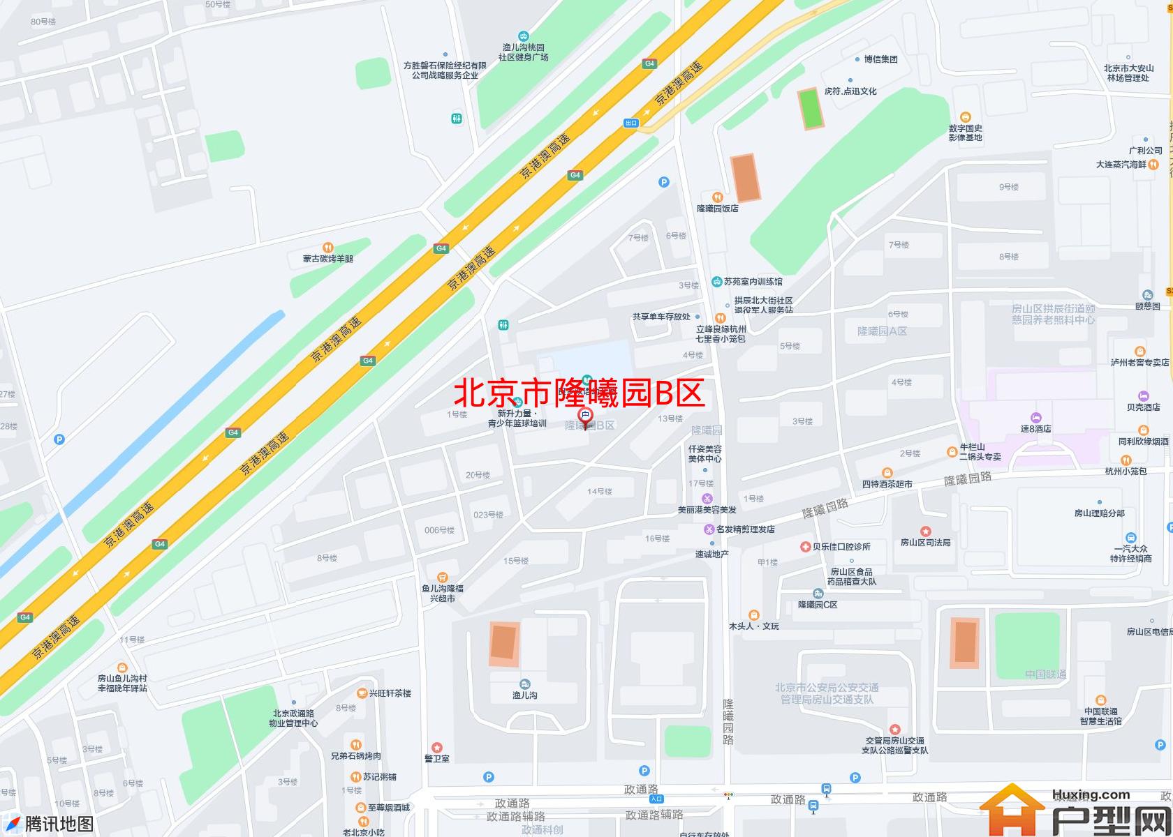 隆曦园B区小区 - 户型网