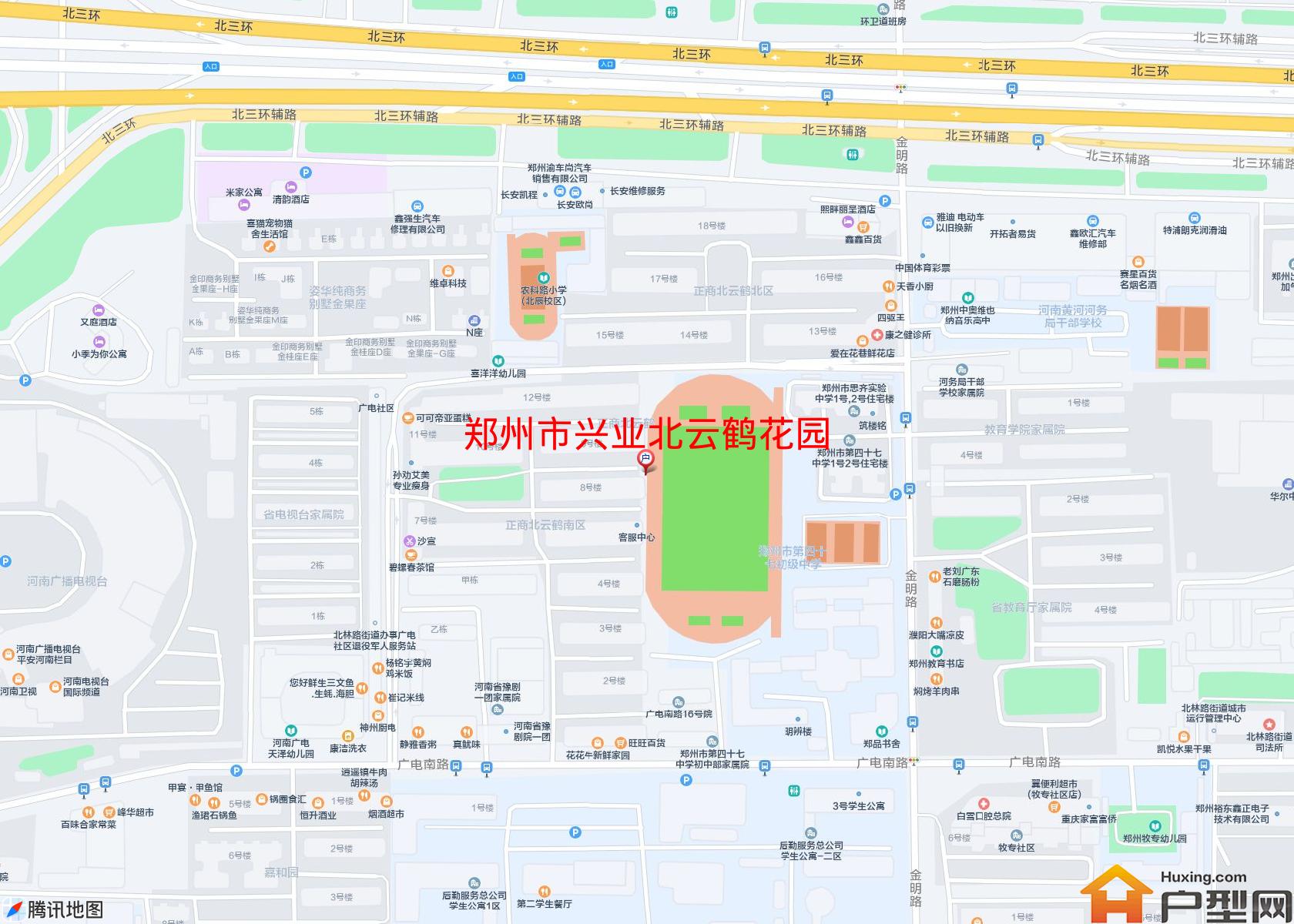 兴业北云鹤花园小区 - 户型网