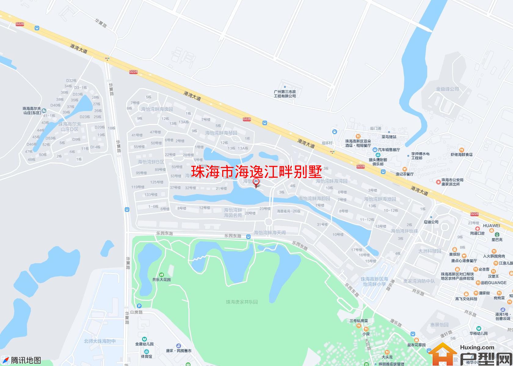 海逸江畔别墅小区 - 户型网