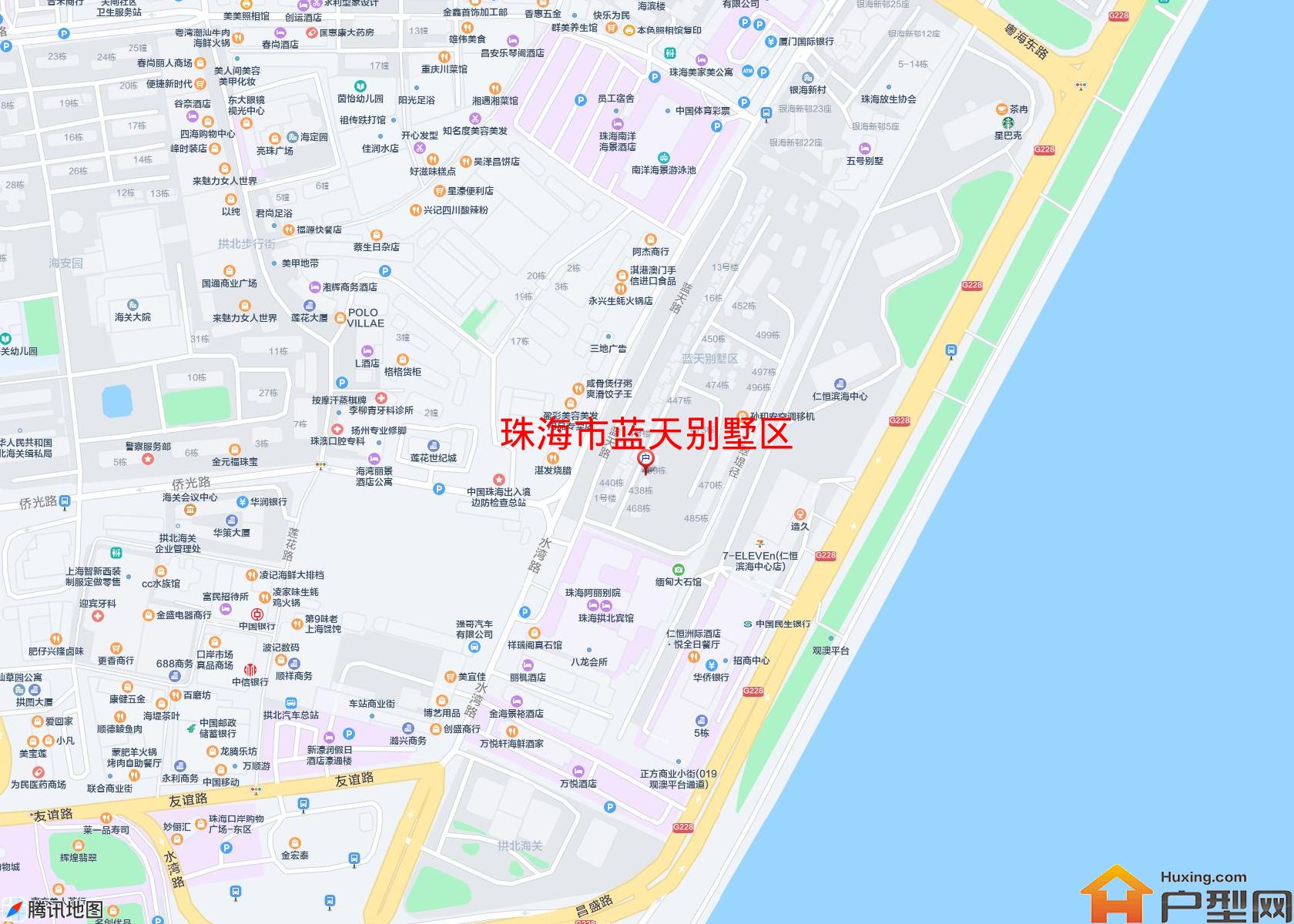 蓝天别墅区小区 - 户型网
