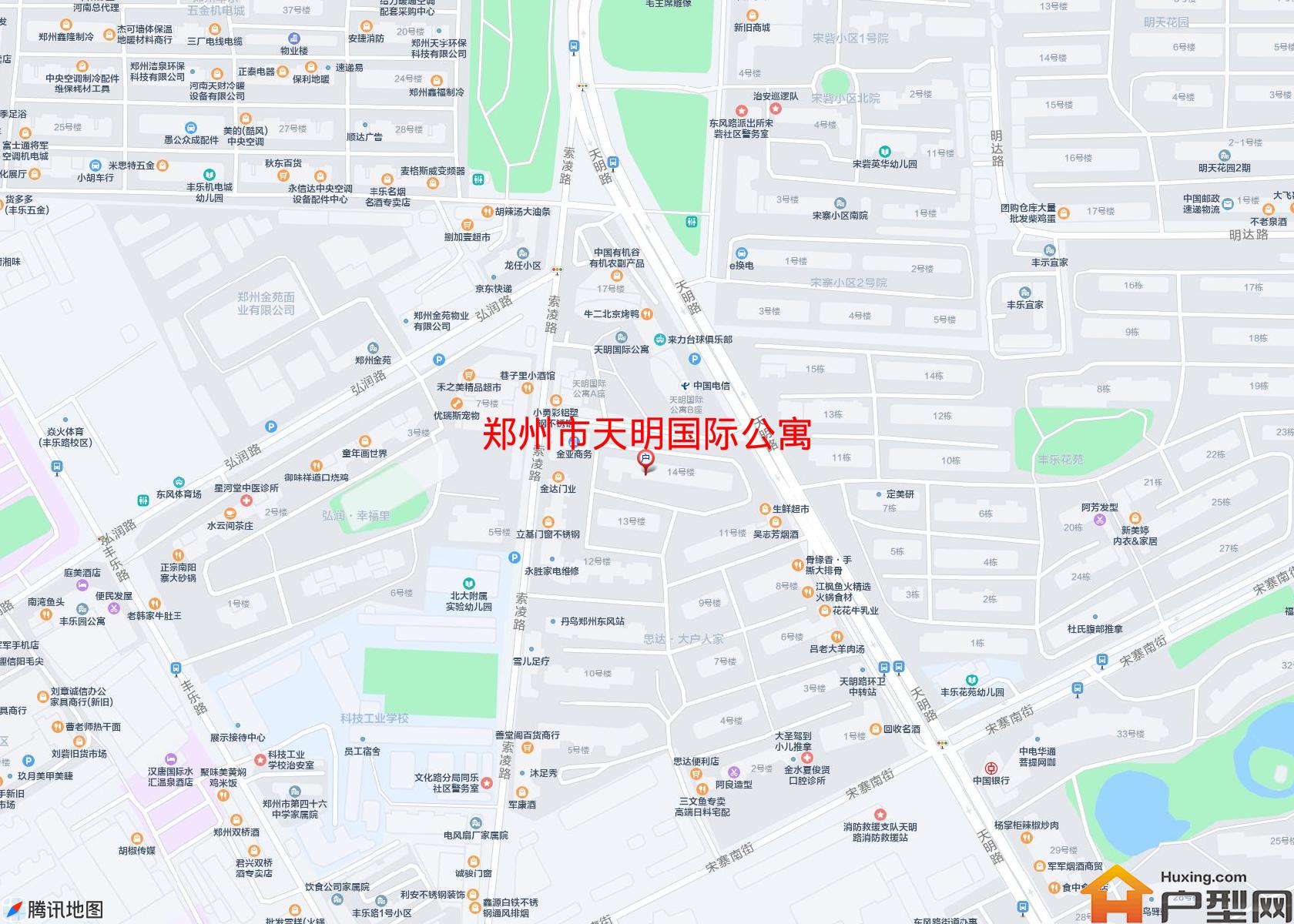 天明国际公寓小区 - 户型网
